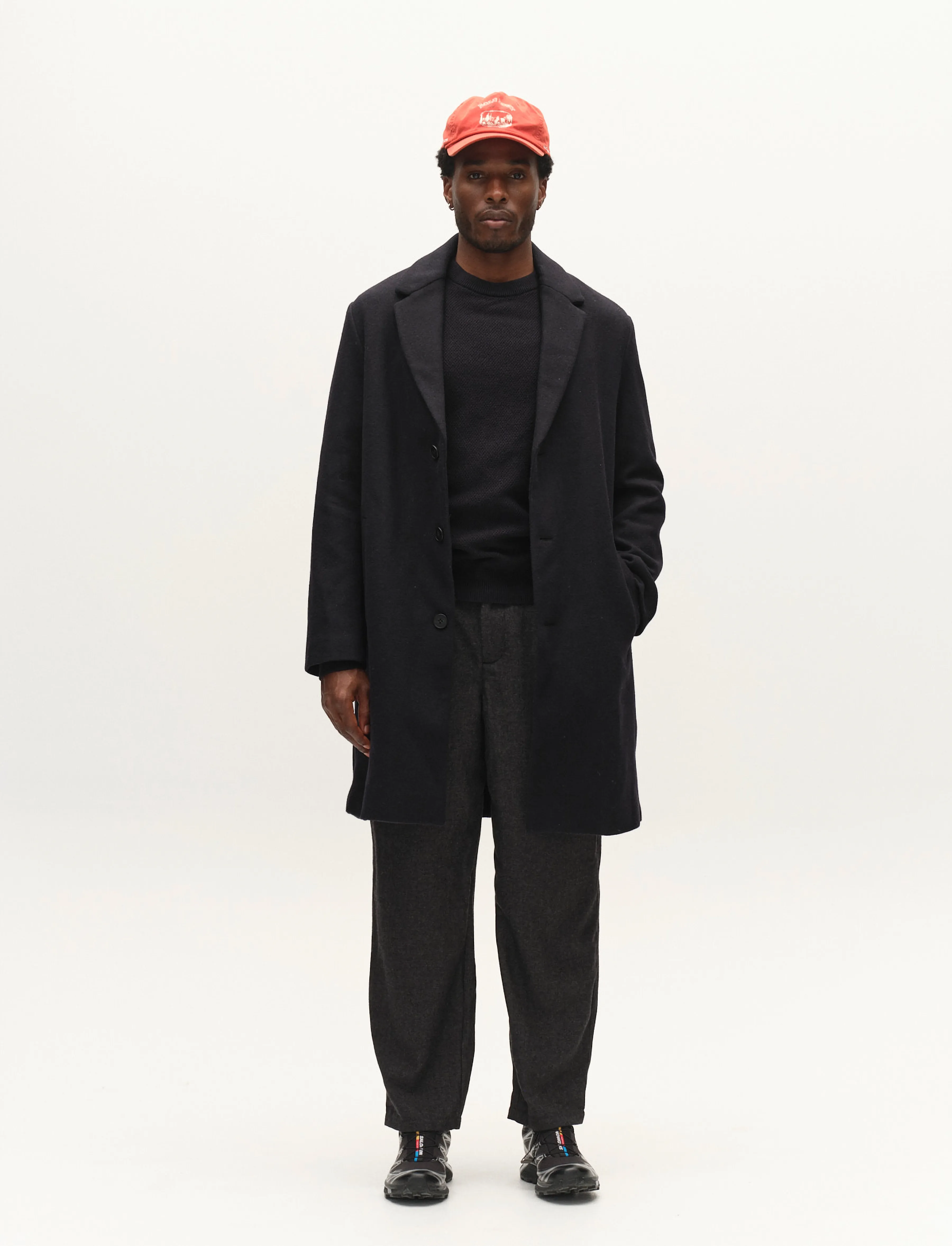 Gabba GABleeds Plain Coat - Kläder - NAVY / navy