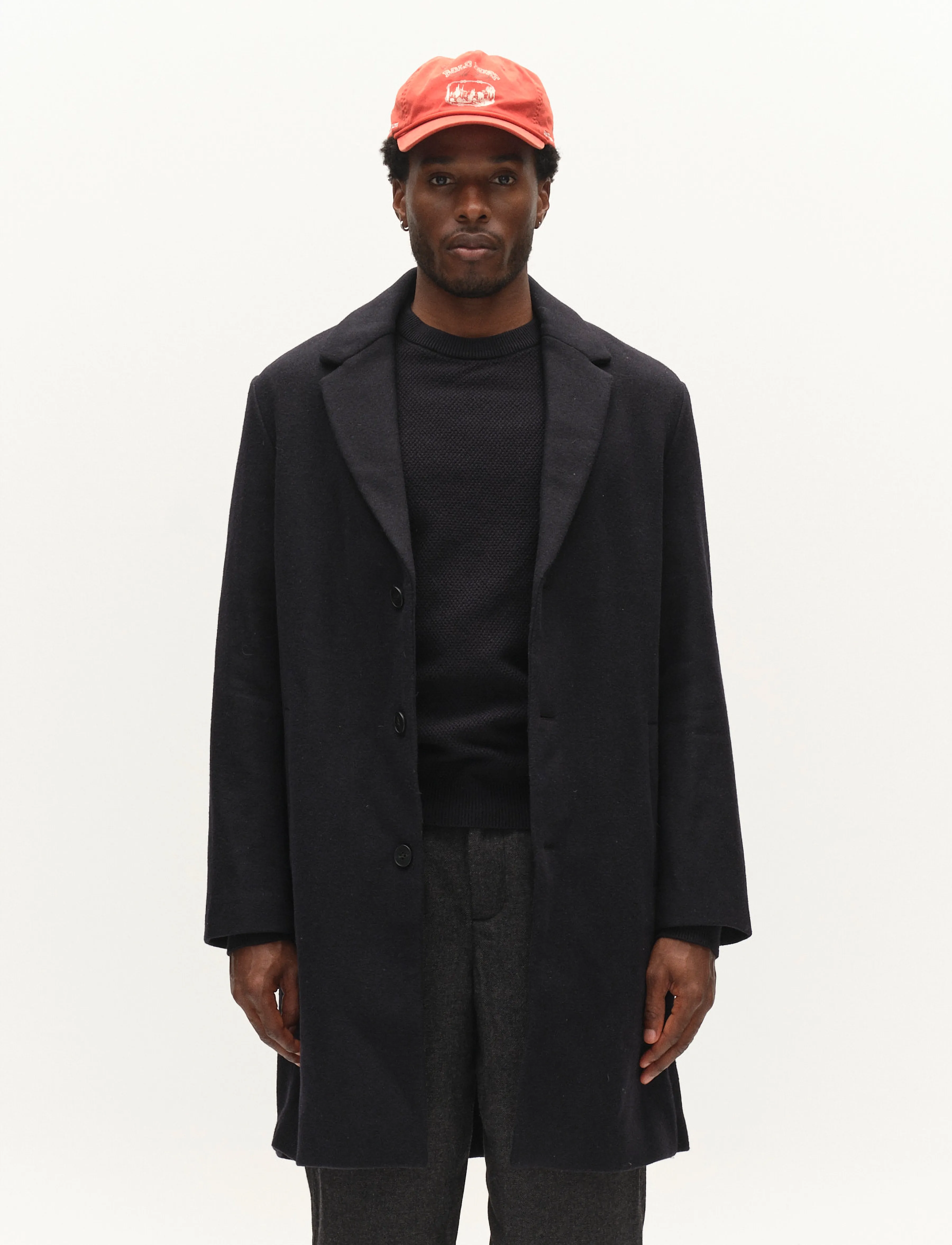 Gabba - GABleeds Plain Coat - kappor - navy - 4