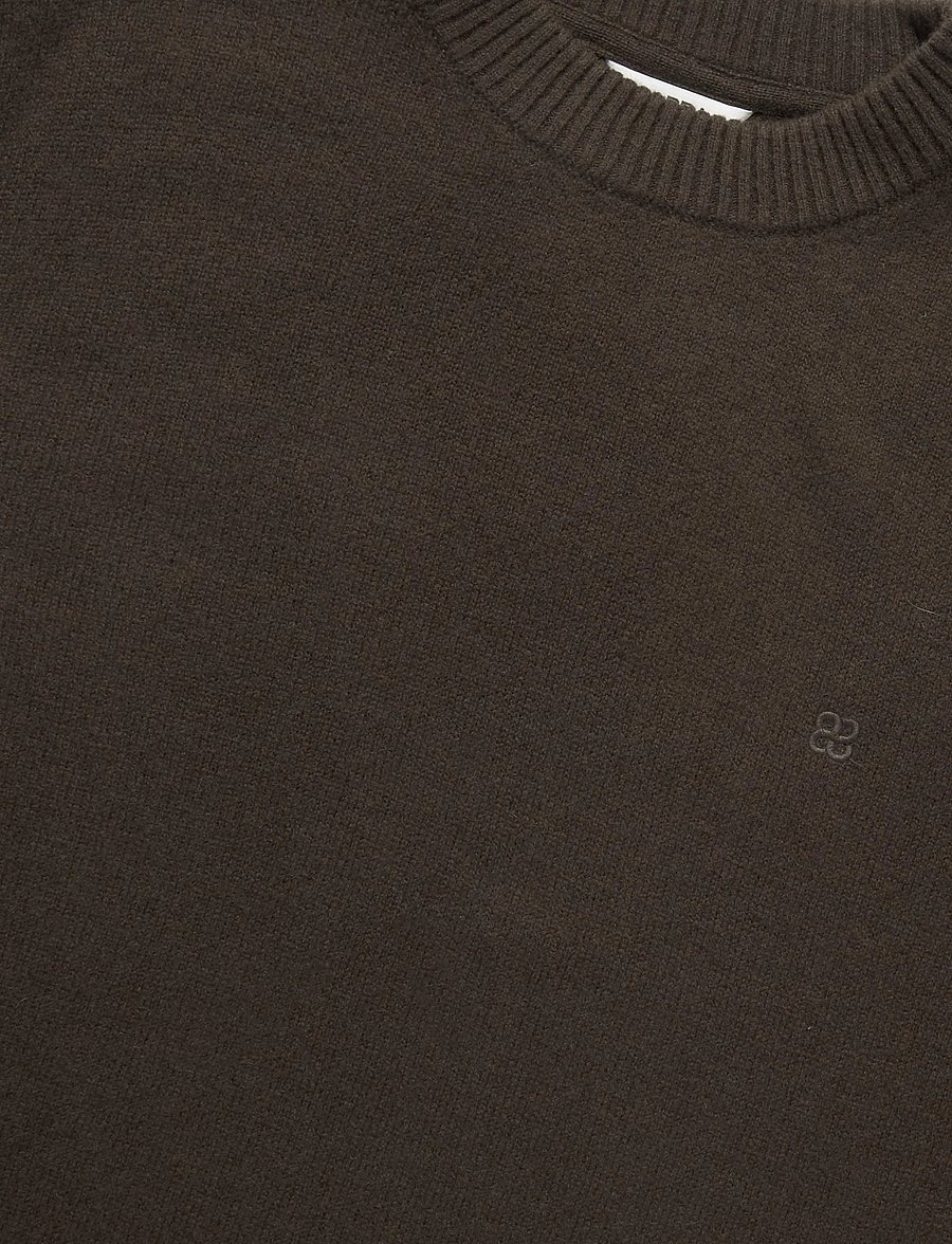 Gabba - GABtokota Element Aico LS Knit - Ümara kaelusega - brown slate - 2