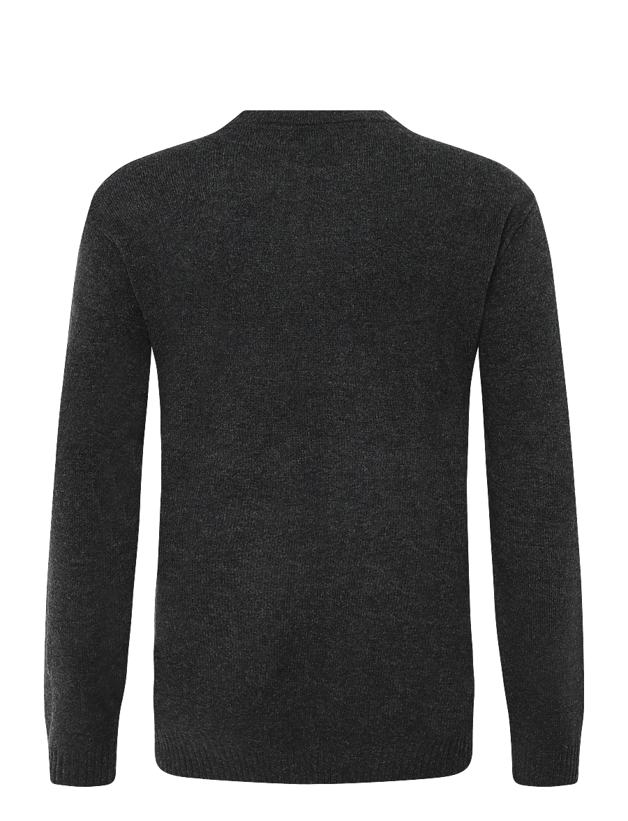 Gabba - GABtokota Element Aico LS Knit - Ümara kaelusega - dark grey mel. - 1