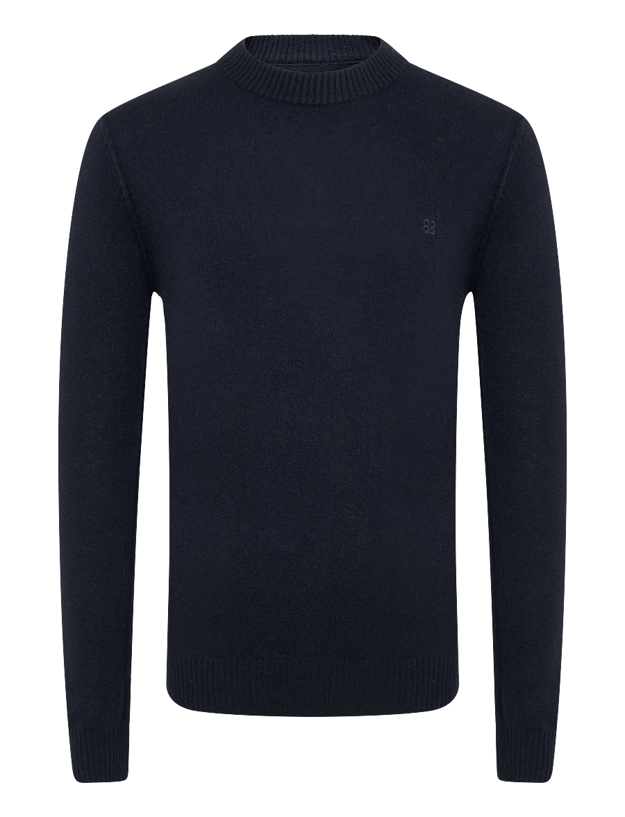 Gabba - GABtokota Element Aico LS Knit - rund hals - navy - 0