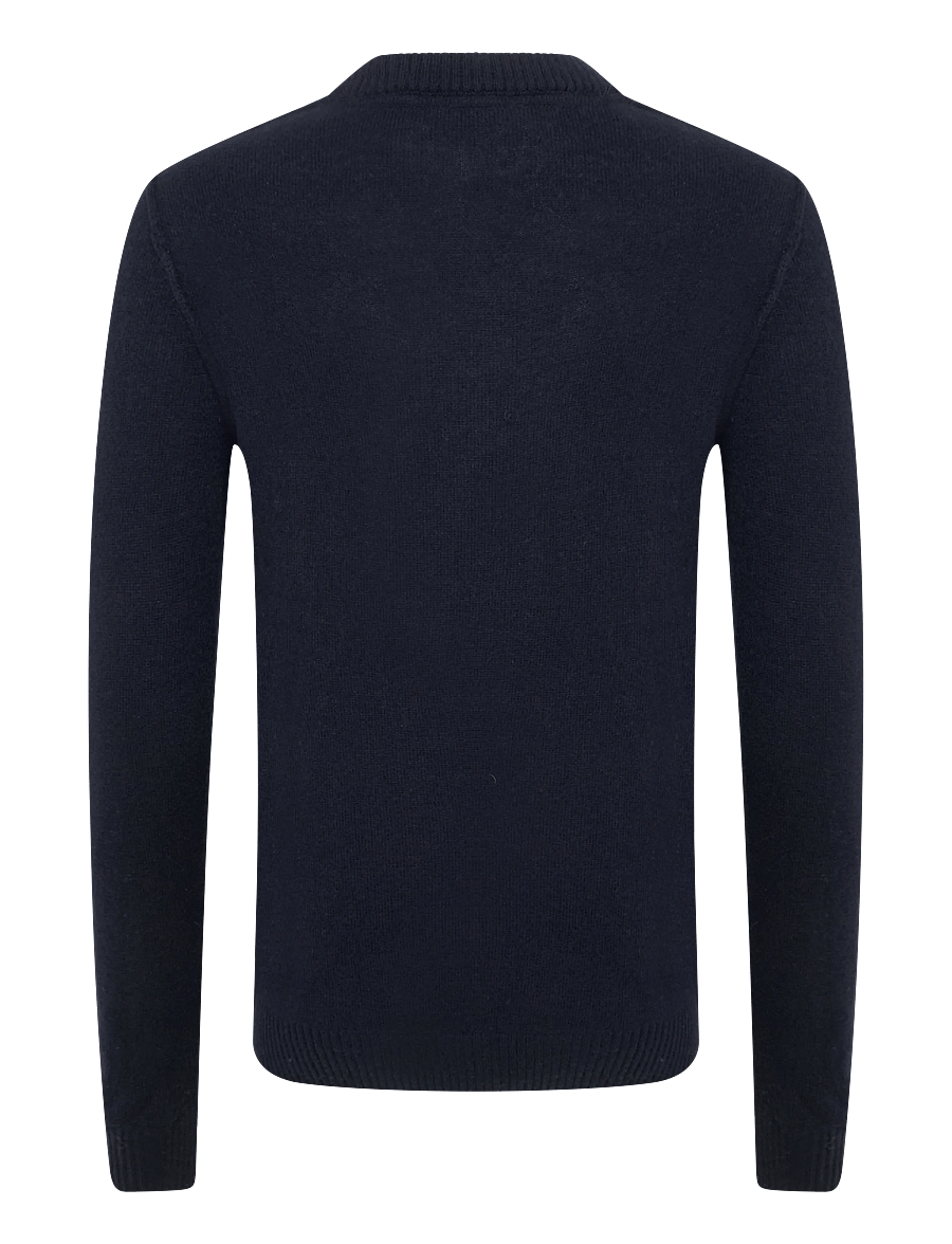Gabba - GABtokota Element Aico LS Knit - rund hals - navy - 1