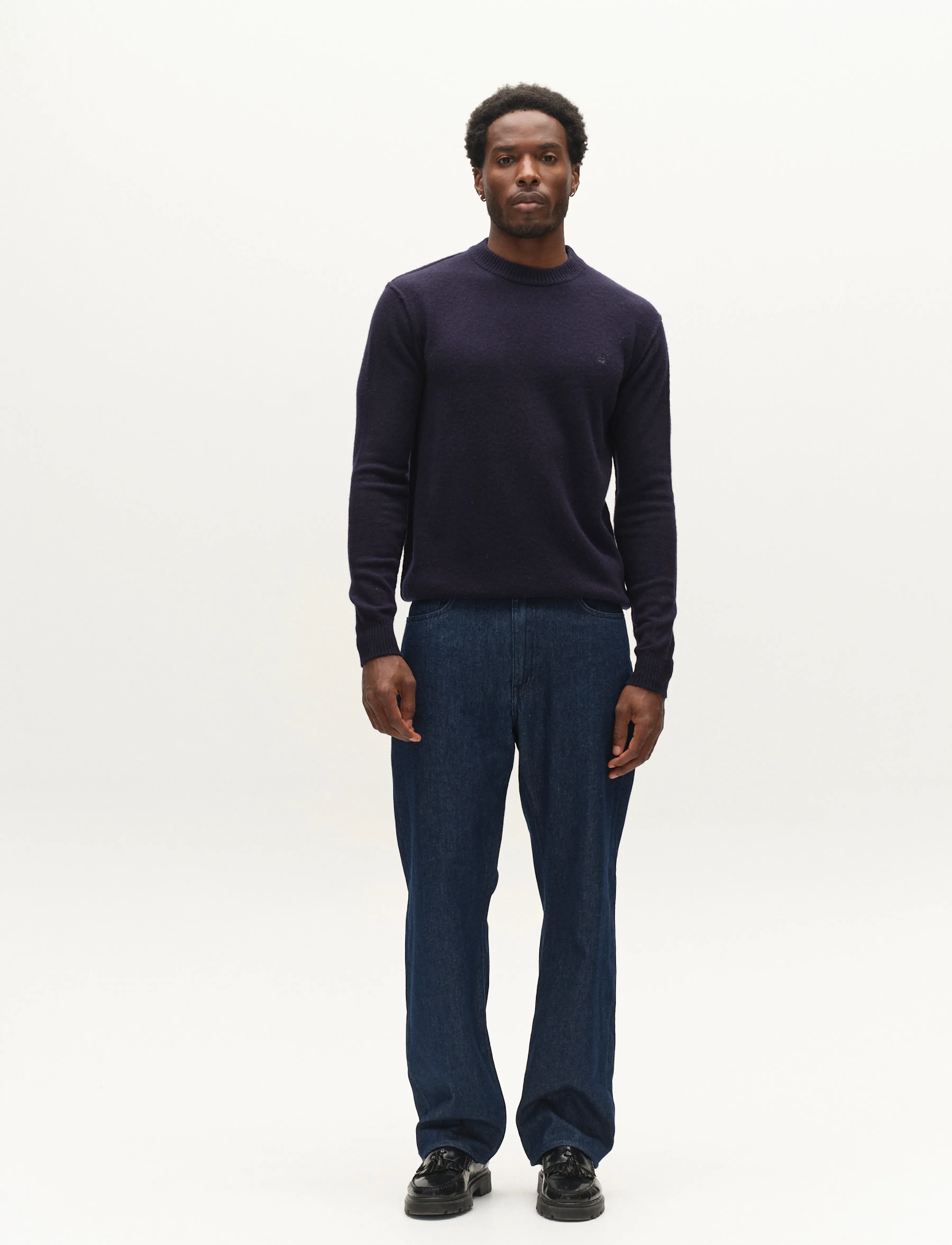 Gabba GABtokota Element Aico LS Knit - Skandinavisk - NAVY / navy