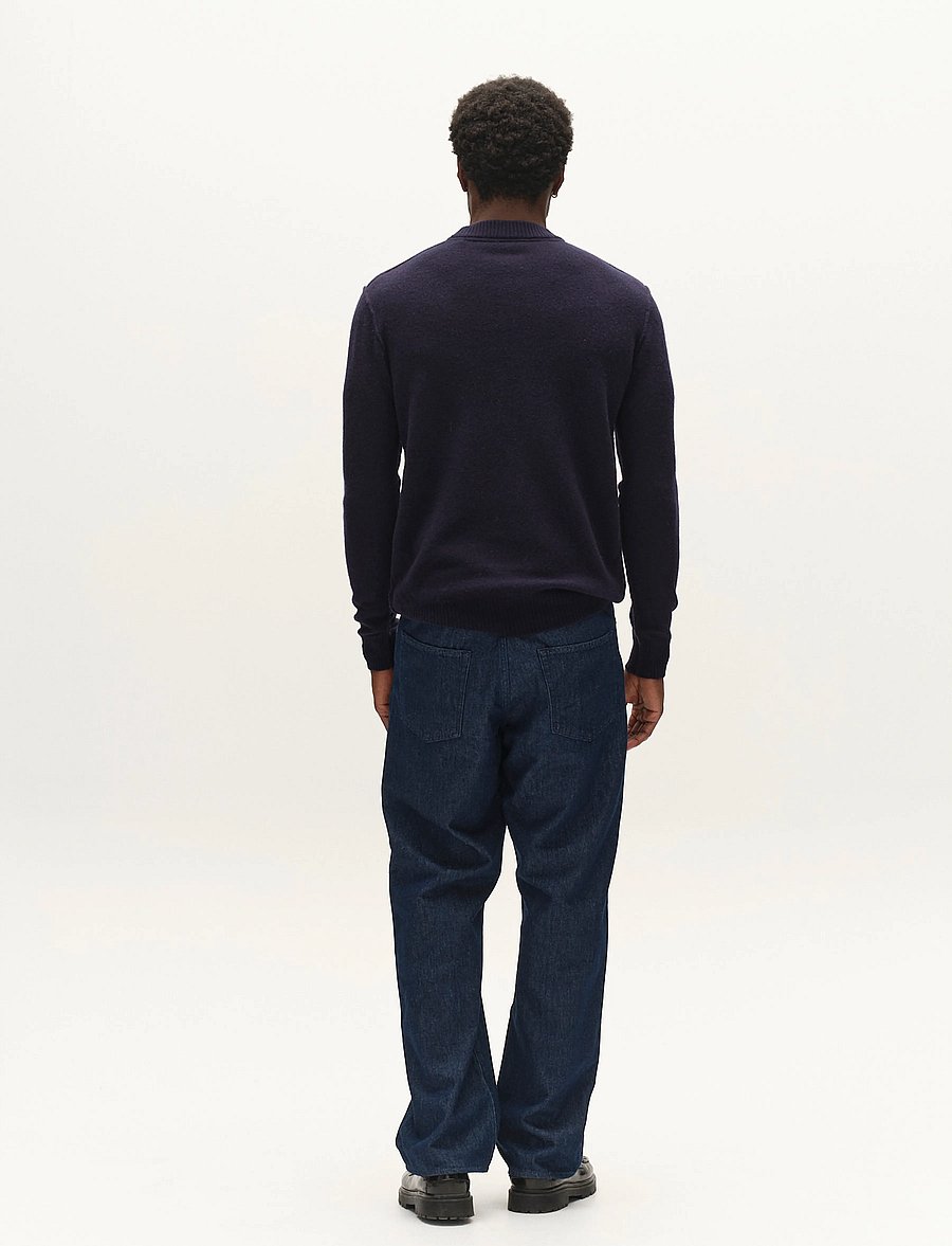 Gabba - GABtokota Element Aico LS Knit - rundhalsad - navy - 3