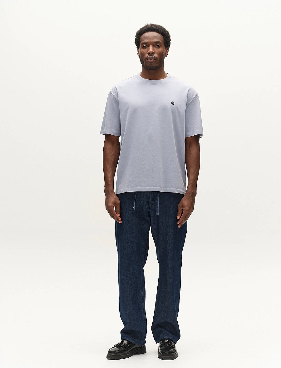 Gabba - GABlegin Wix Boxy Hour Lobby1 SS T-shirt - short-sleeved t-shirts - dusty blue - 0