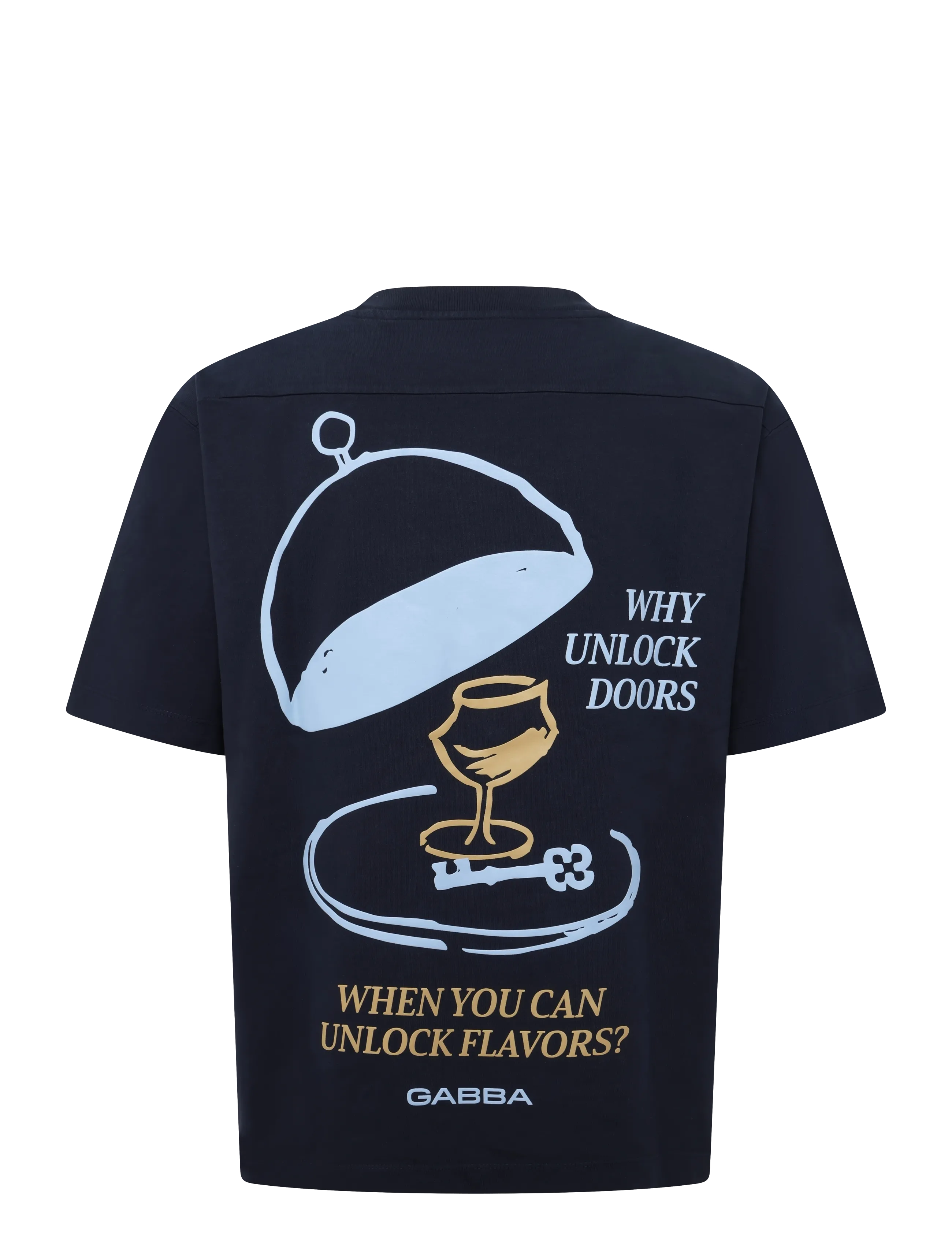 Gabba - GABlegin Wix Boxy Hour Lobby2 SS T-shirt - kortærmede t-shirts - night sky - 1