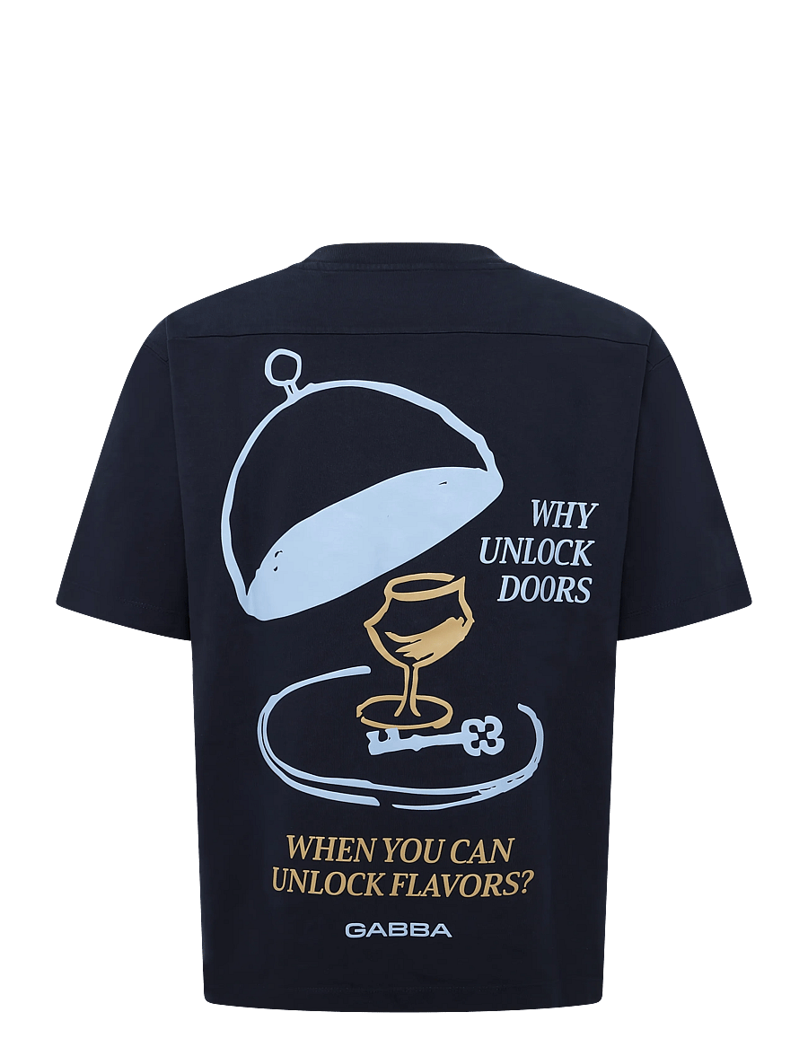 Gabba - GABlegin Wix Boxy Hour Lobby2 SS T-shirt - kortærmede t-shirts - night sky - 1
