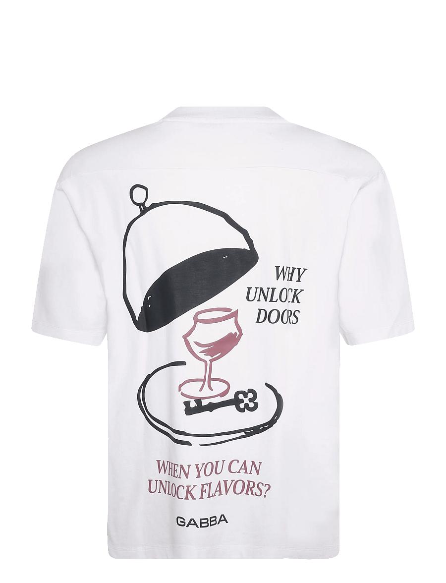 Gabba - GABlegin Wix Boxy Hour Lobby2 SS T-shirt - kortärmade t-shirts - white - 1