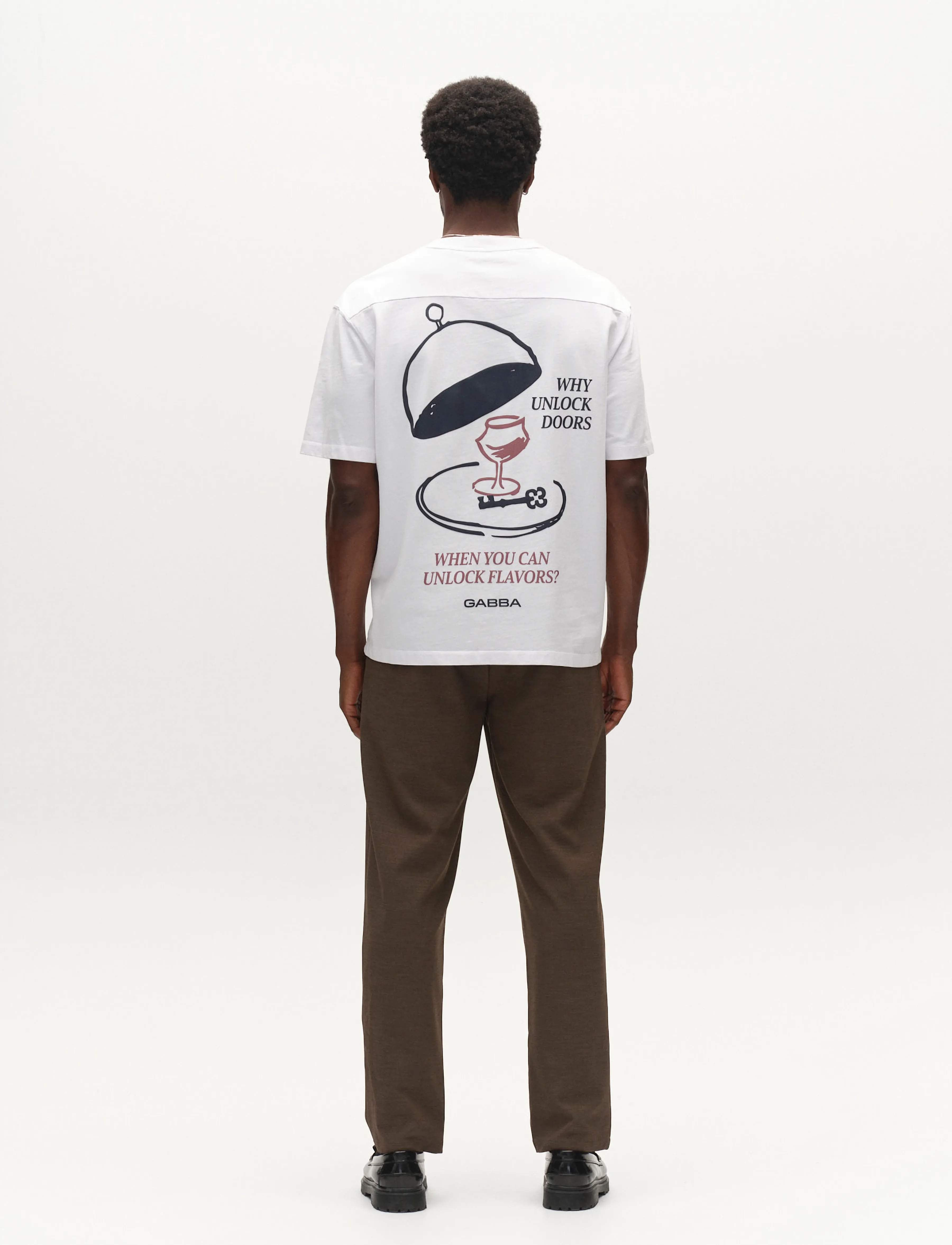 Gabba - GABlegin Wix Boxy Hour Lobby2 SS T-shirt - sügisesed riided - white - 3