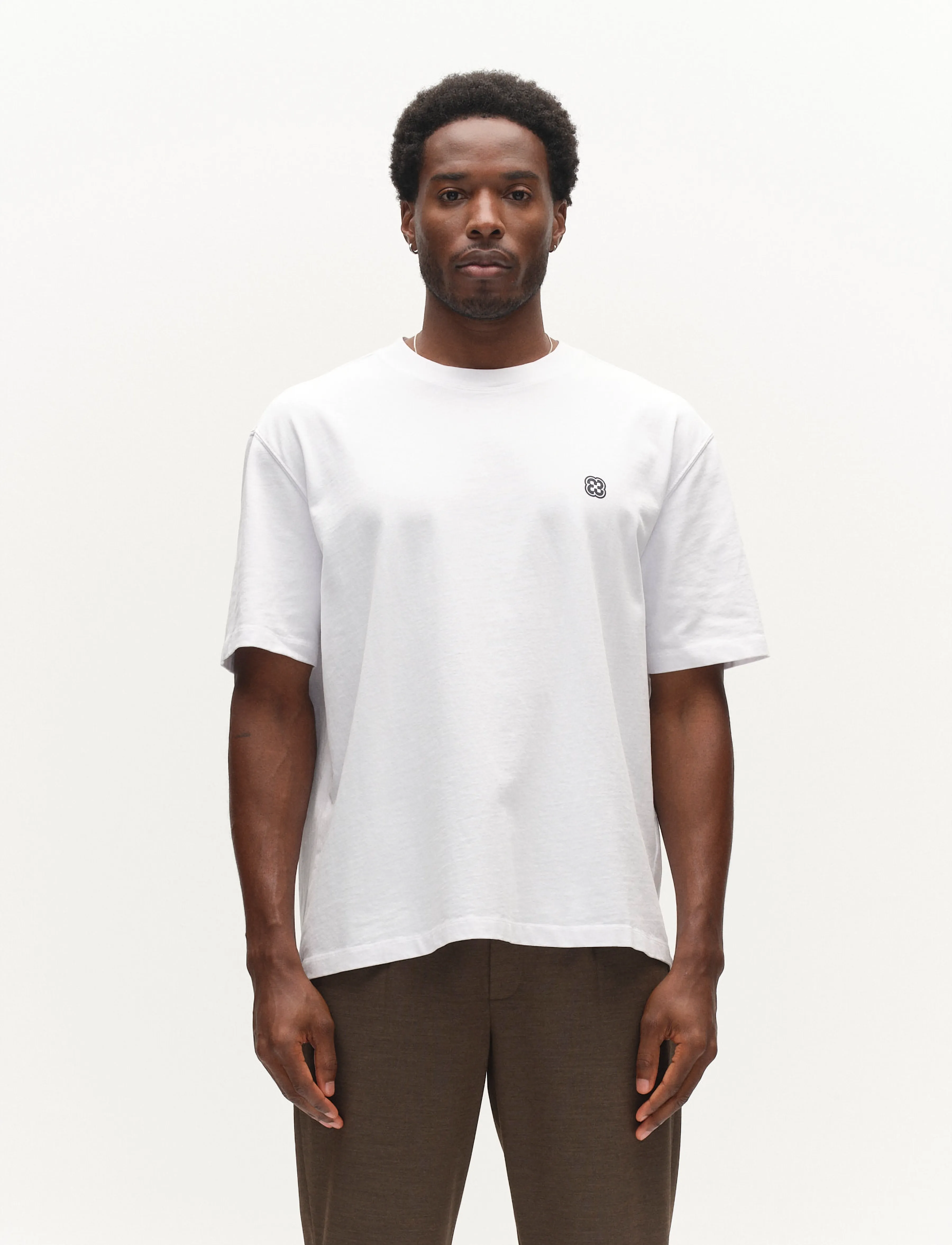 Gabba - GABlegin Wix Boxy Hour Lobby2 SS T-shirt - sügisesed riided - white - 4