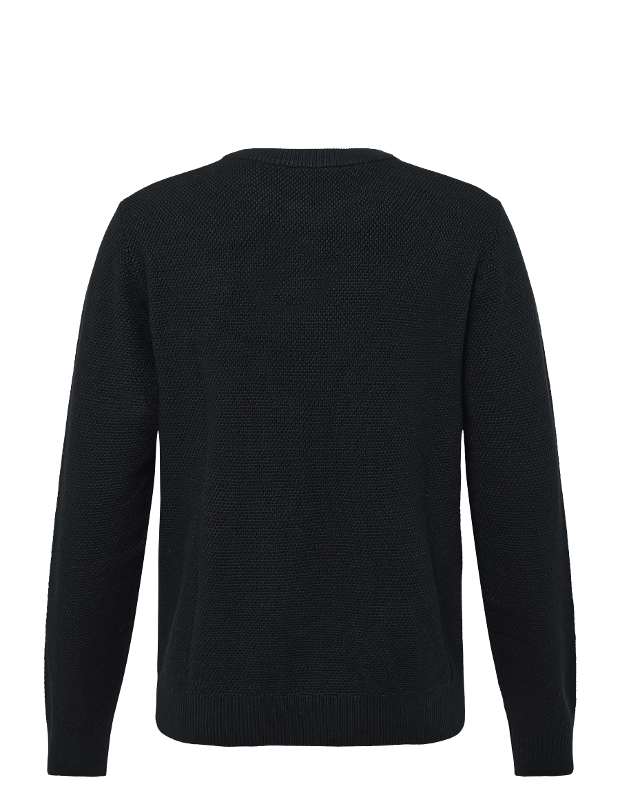 Gabba - GABlamix Coro O-Neck LS Knit - rund hals - blue black - 1
