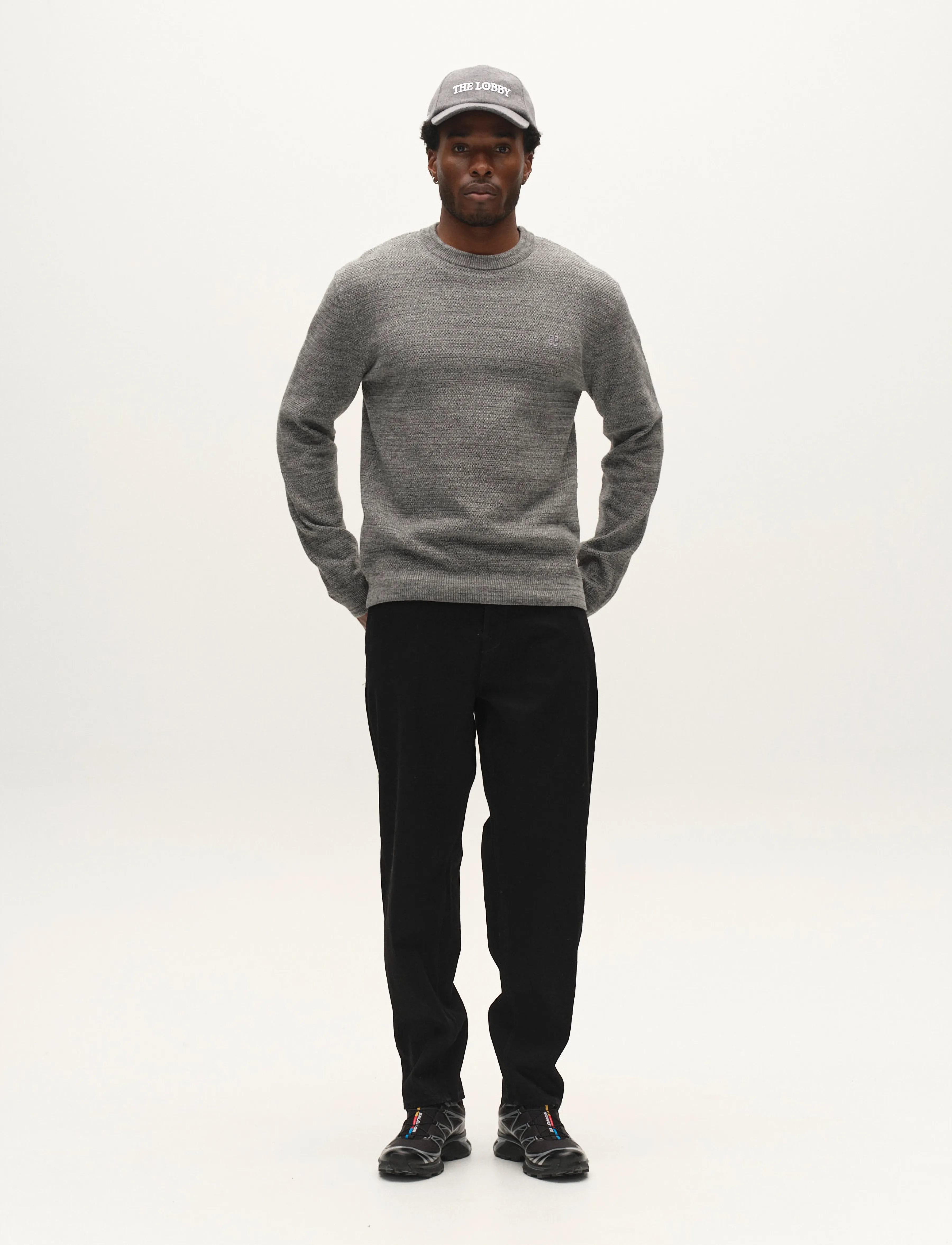 Gabba GABlamix Coro O-Neck LS Knit - Nach Anlass kaufen - LT. GREY / grey