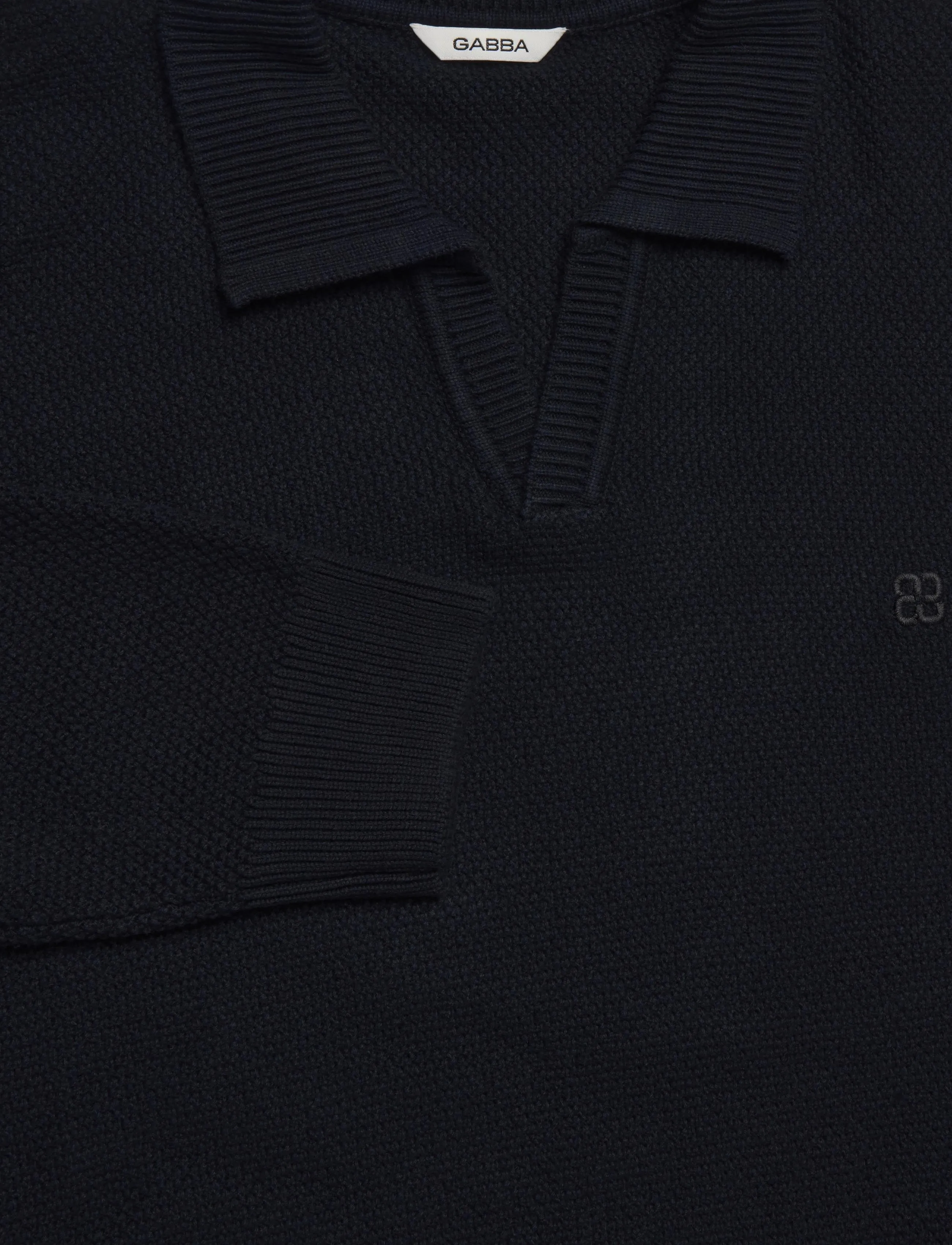 Gabba - GABlamix Coro Jhon LS Knit - blue black - 2
