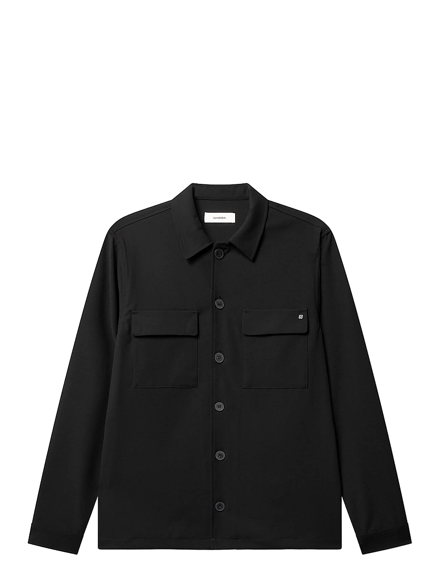 Gabba - GABtogger Push Phin LS Overshirt GRS - vacation essentials - black - 0