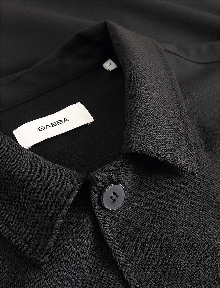 Gabba - GABtogger Push Phin LS Overshirt GRS - vacation essentials - black - 2