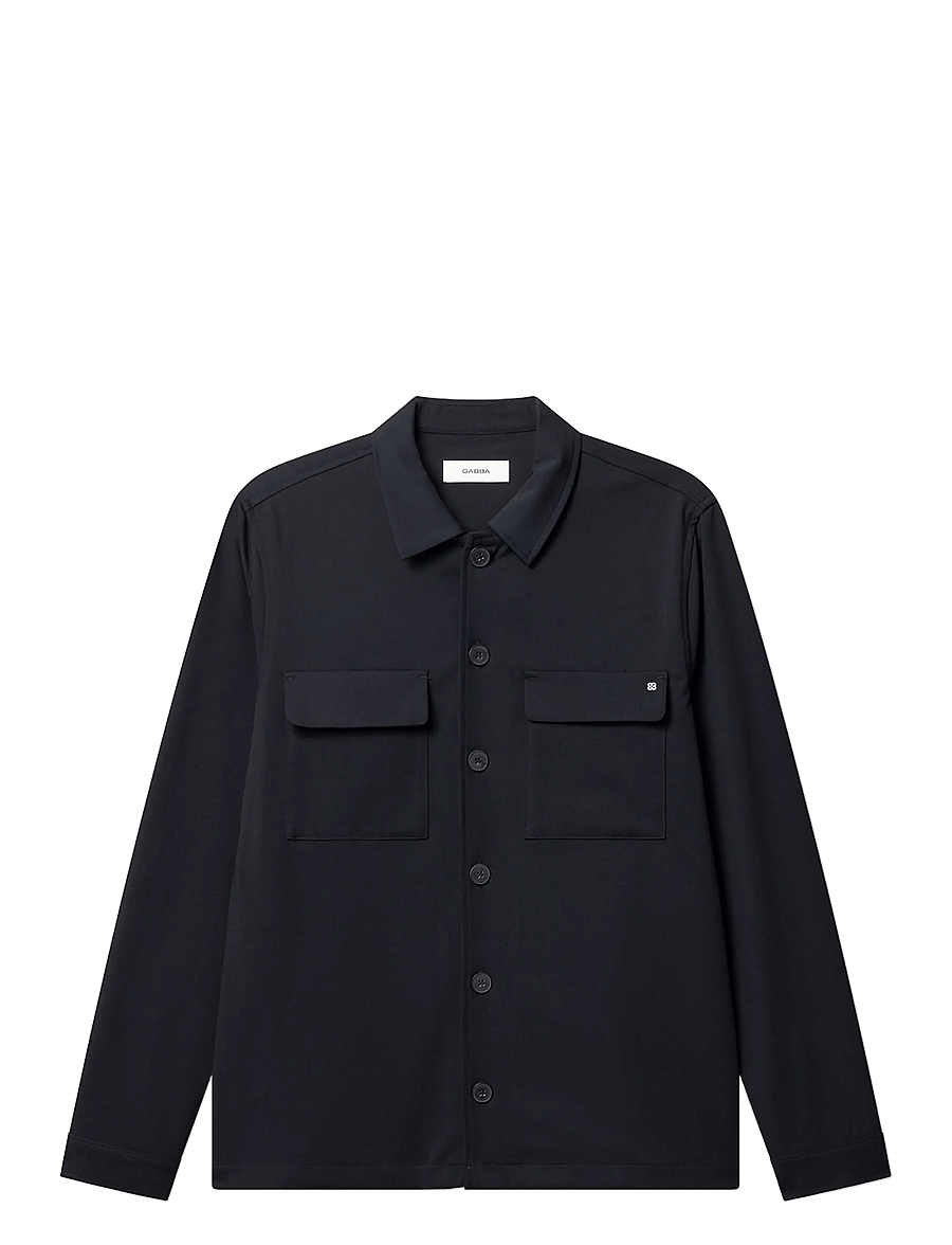 Gabba - GABtogger Push Phin LS Overshirt GRS - vacation essentials - blue black - 0