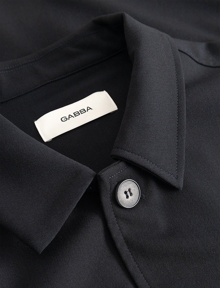 Gabba - GABtogger Push Phin LS Overshirt GRS - vacation essentials - blue black - 2