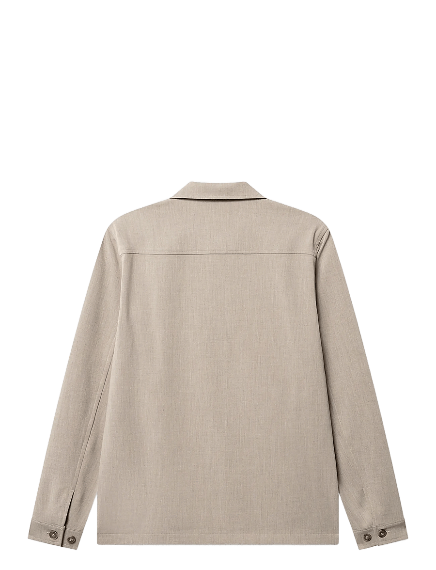 Gabba - GABtogger Push Phin LS Overshirt GRS - puhkuse põhitooted - sand - 1