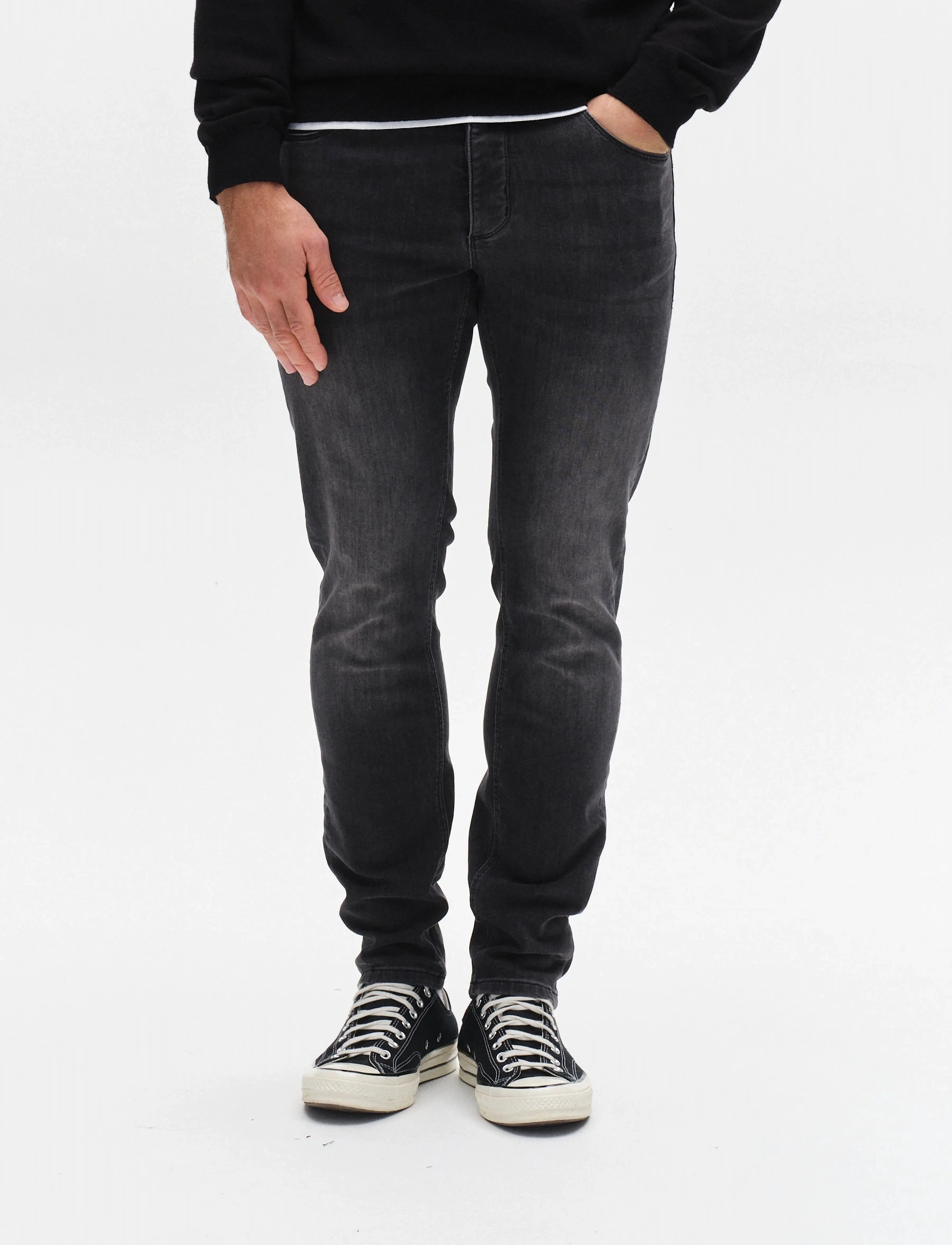 Gabba GABrey Thor Jeans - Slim fit jeans - DENIM WASH / black