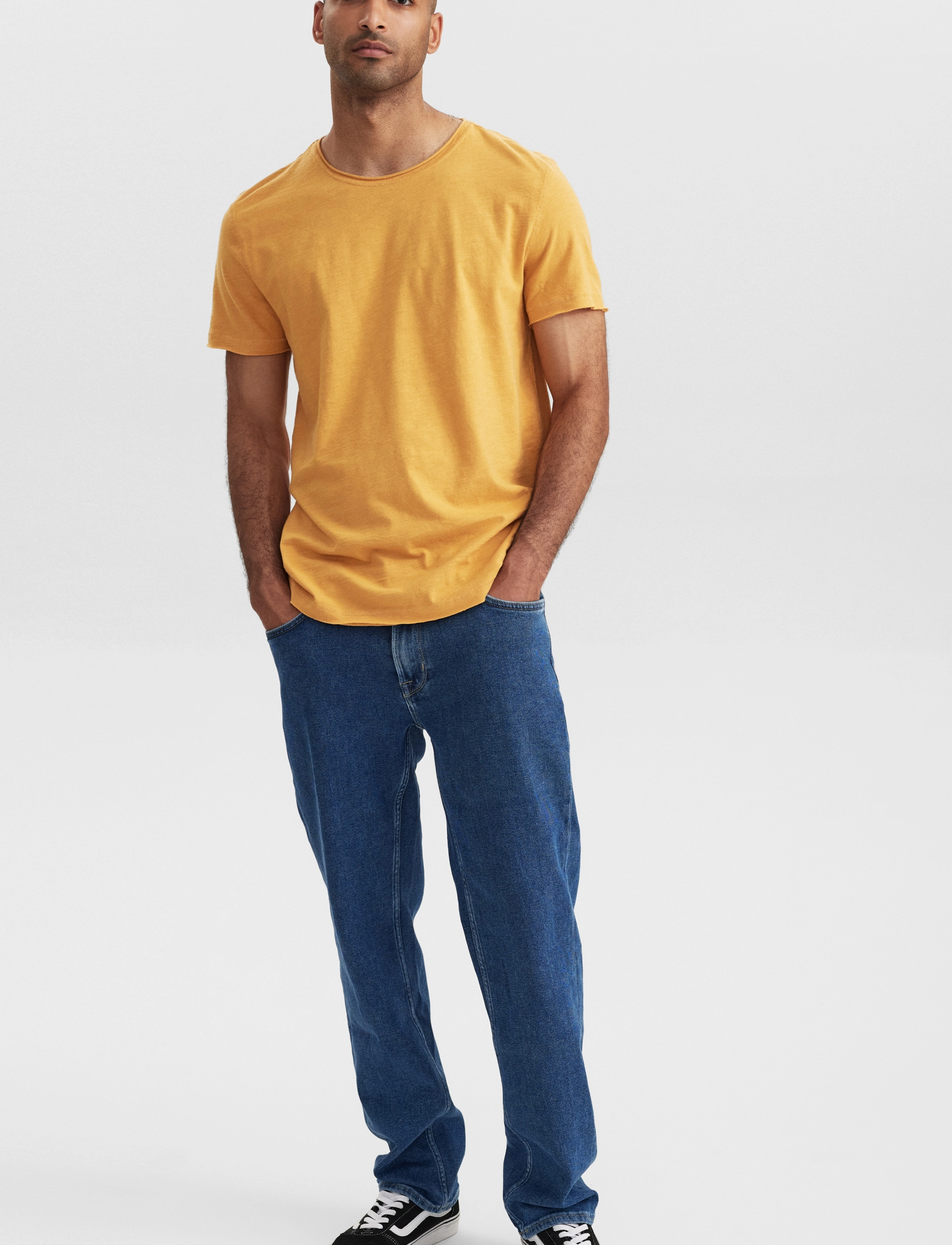Gabba - Konrad Slub S/S Tee - spruce yellow - 4