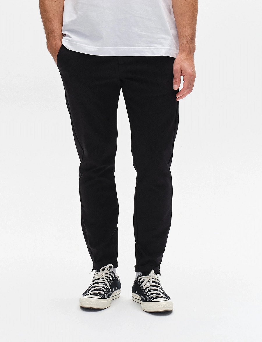 Gabba - Pisa Small Dot - chinos - black - 0