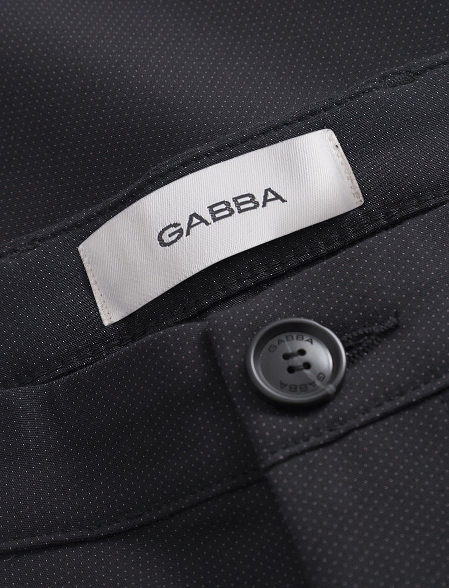 Gabba - Pisa Small Dot - chinos - black - 5