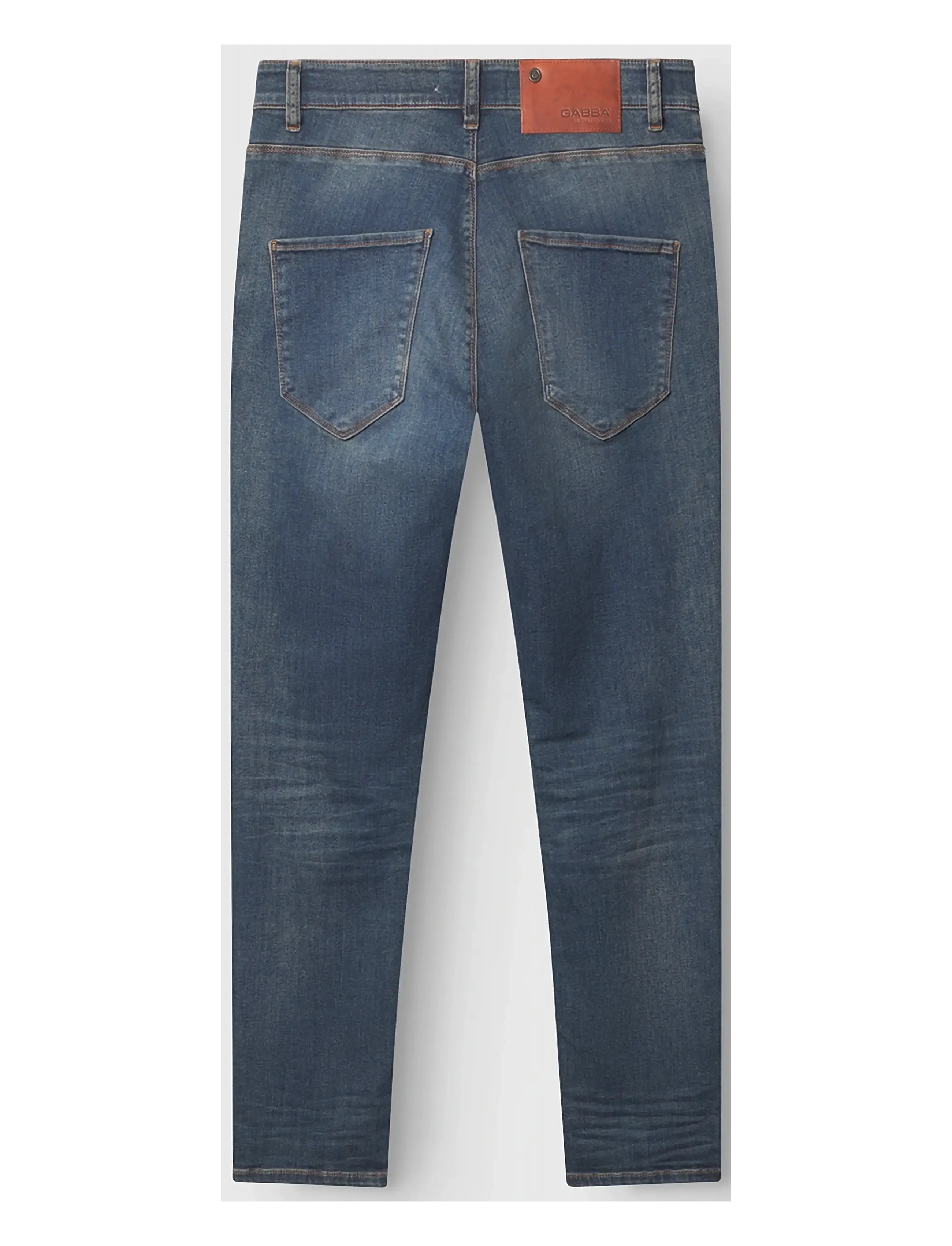 Gabba - GABrey K3606 Mid Blue Jeans - slim fit jeans - mid blue denim - 2