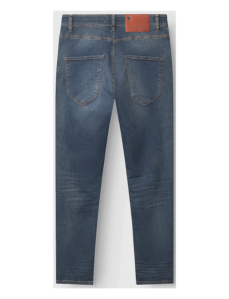 Gabba - Rey K3606 Mid Blue Jeans - slim jeans - mid blue denim - 2