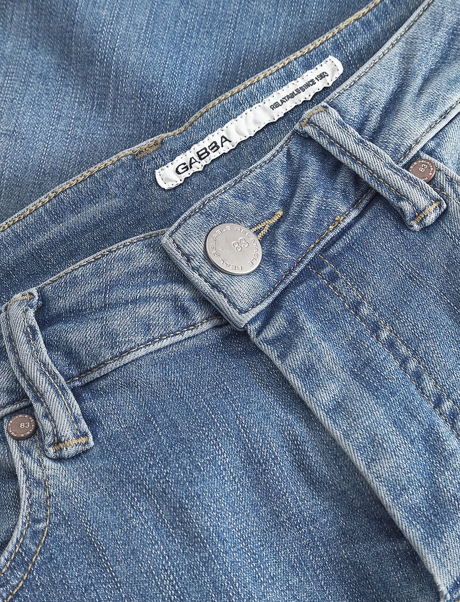 Gabba - GABjones K2615 Lt. - slim-fit jeans - denim wash - 5
