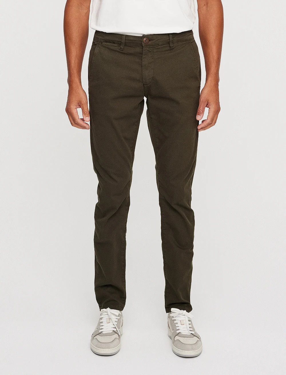 Gabba - GABpaul K3280 Dale Chino - chinos - army - 0