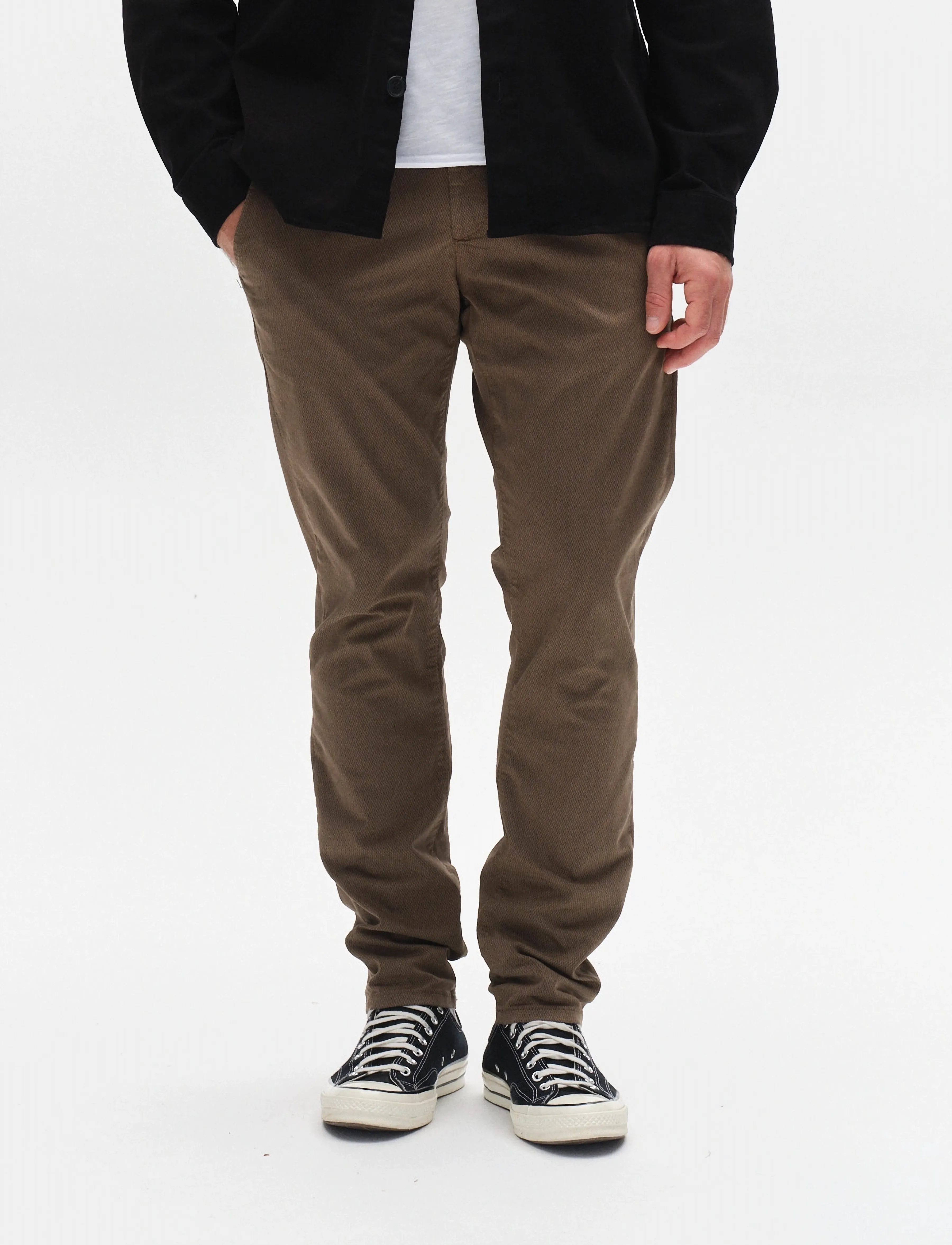 Gabba Paul K3280 Dale Chino - Clothing - CROCODILE / brown