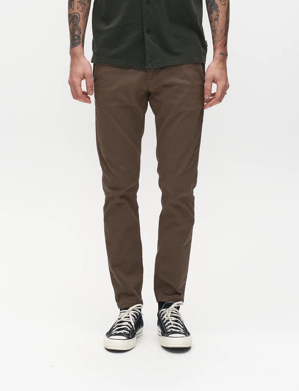 Gabba - GABpaul K3280 Dale Chino - chinos - crocodile - 0
