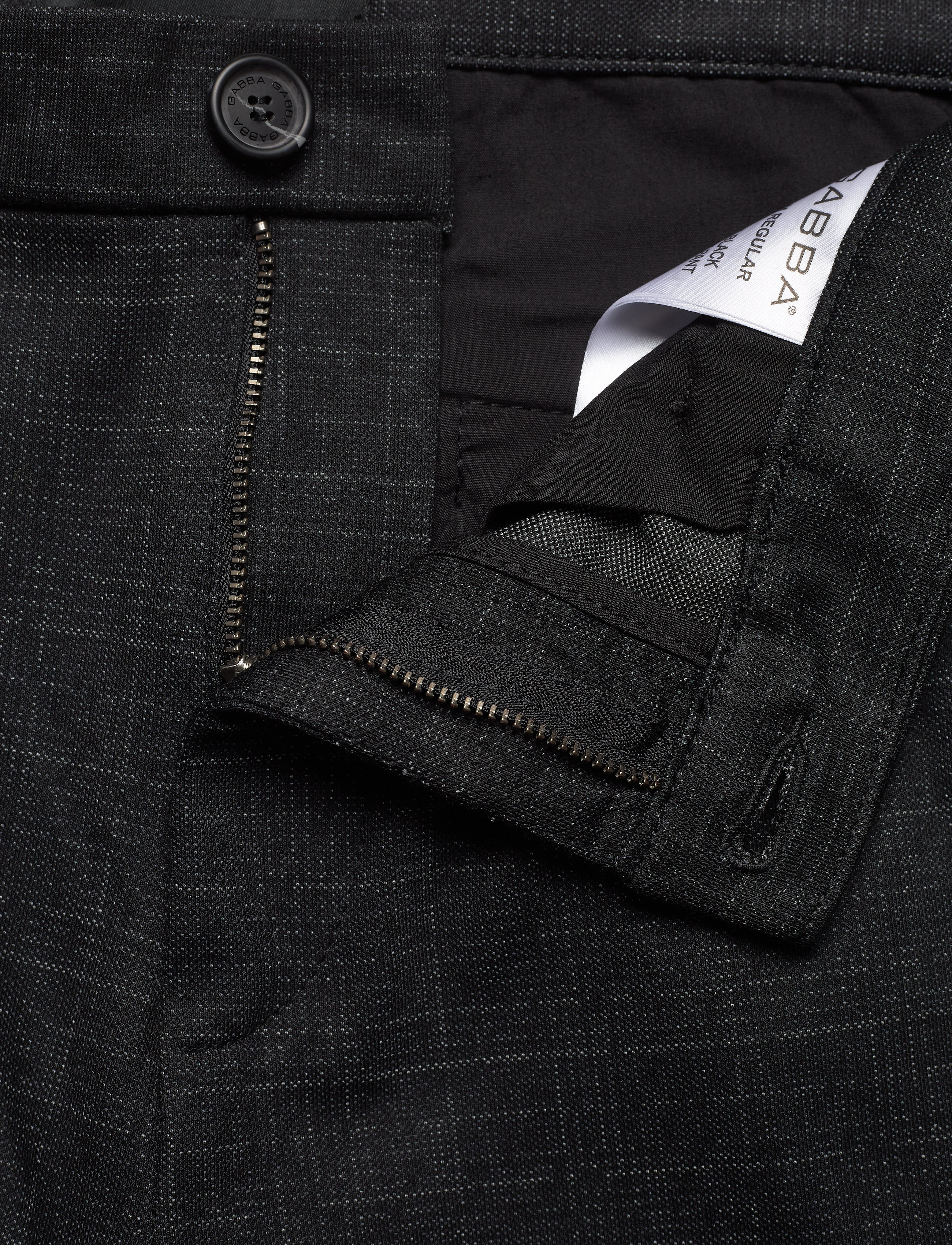 Gabba - Pisa KD3920 Black Shadow Check Pant - black check - 3