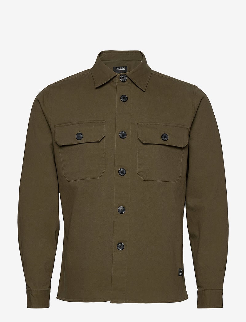 Gabba - Topper LS Shirt - overshirts - army - 1