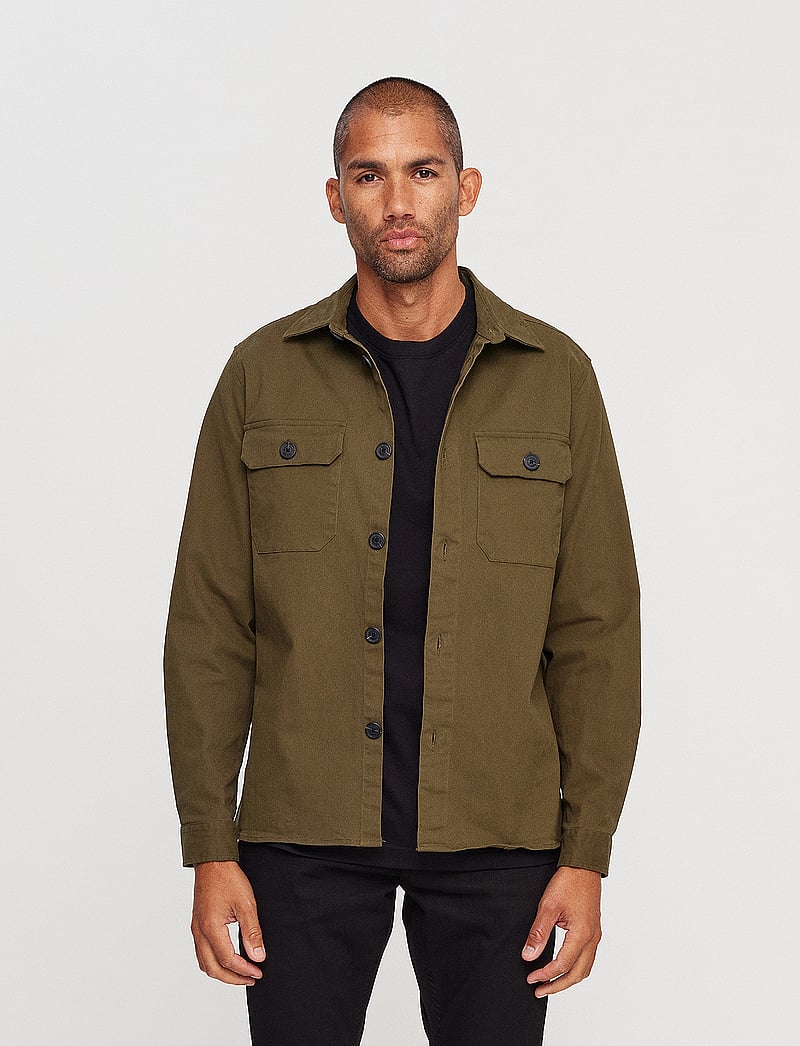 Gabba - Topper LS Shirt - overshirts - army - 0
