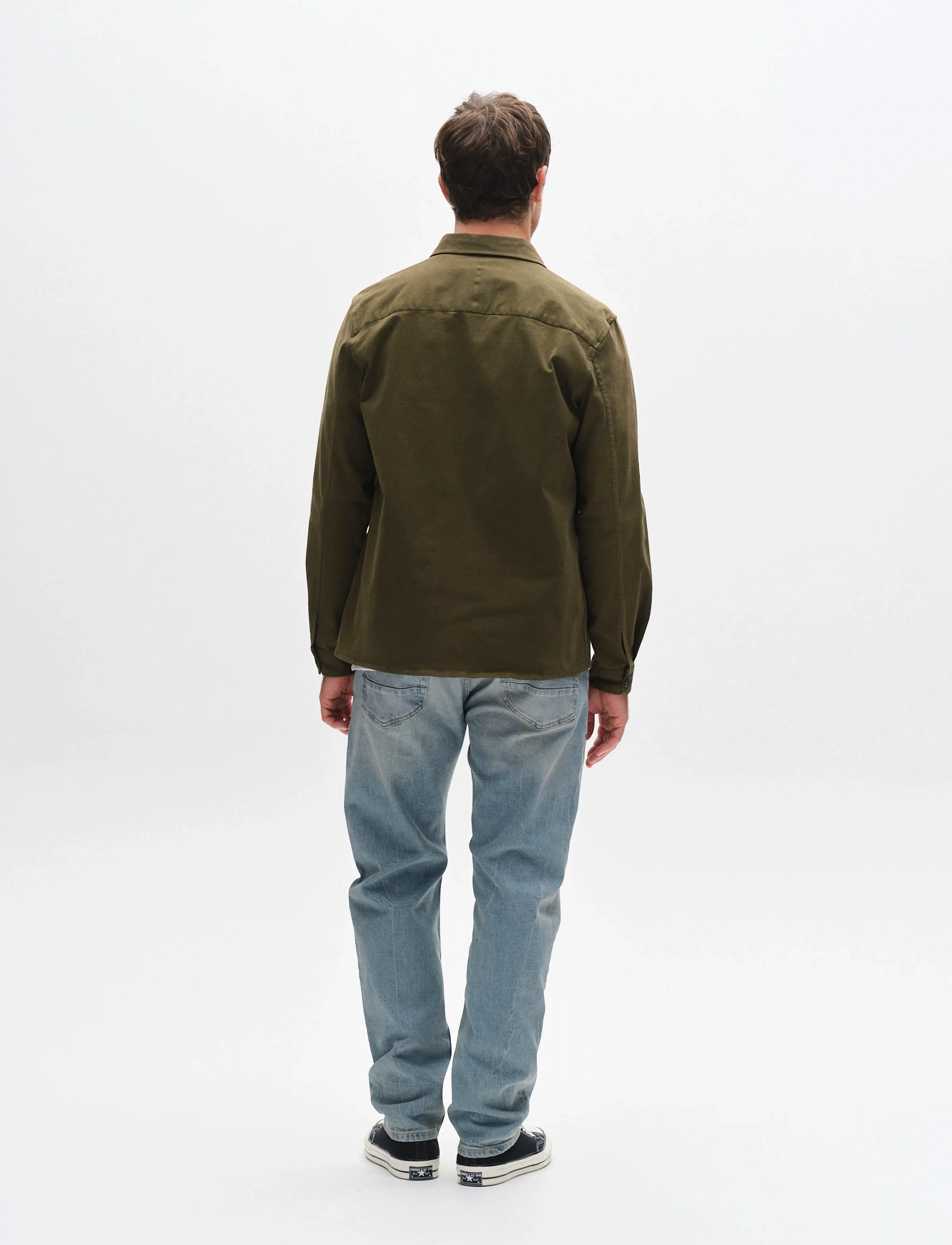 Gabba - GABtopper LS Shirt - svarīgi brīvdienās - army - 4