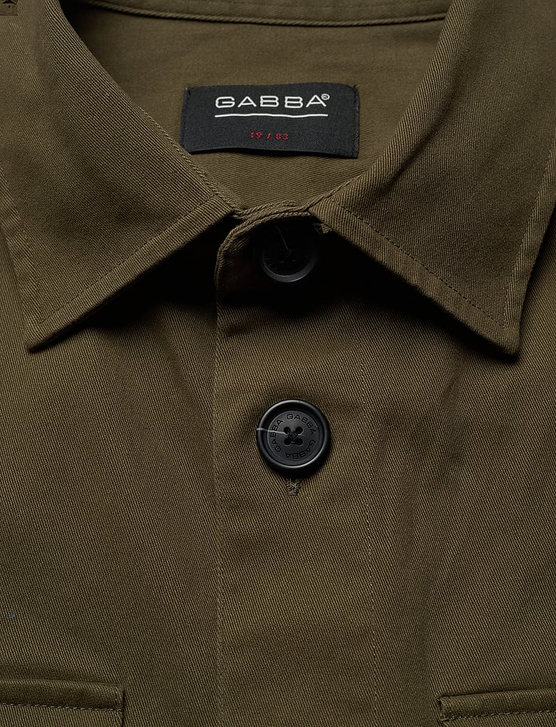 Gabba - Topper LS Shirt - overshirts - army - 5