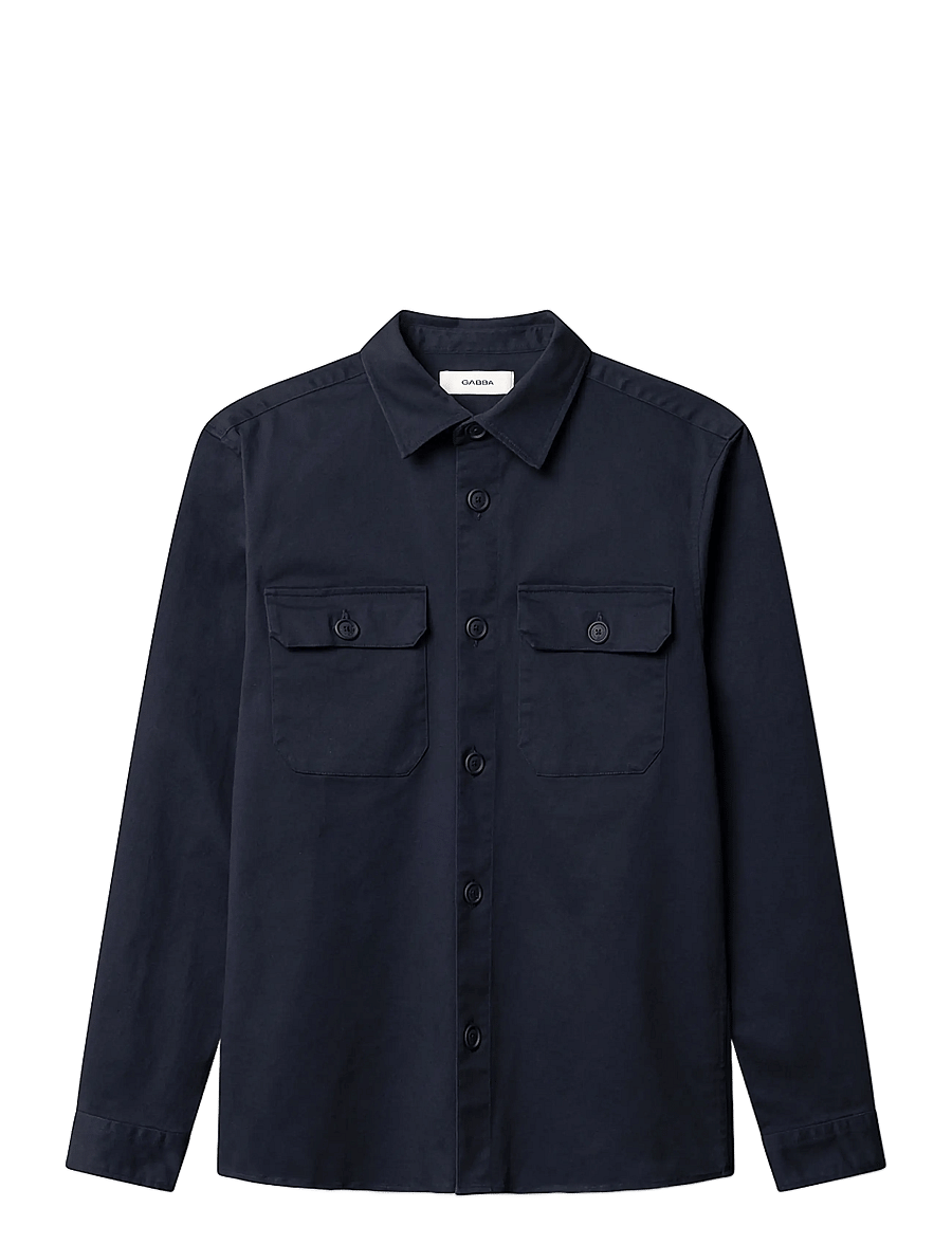 Gabba - GABtopper LS Shirt - Überhemden - blue black - 1