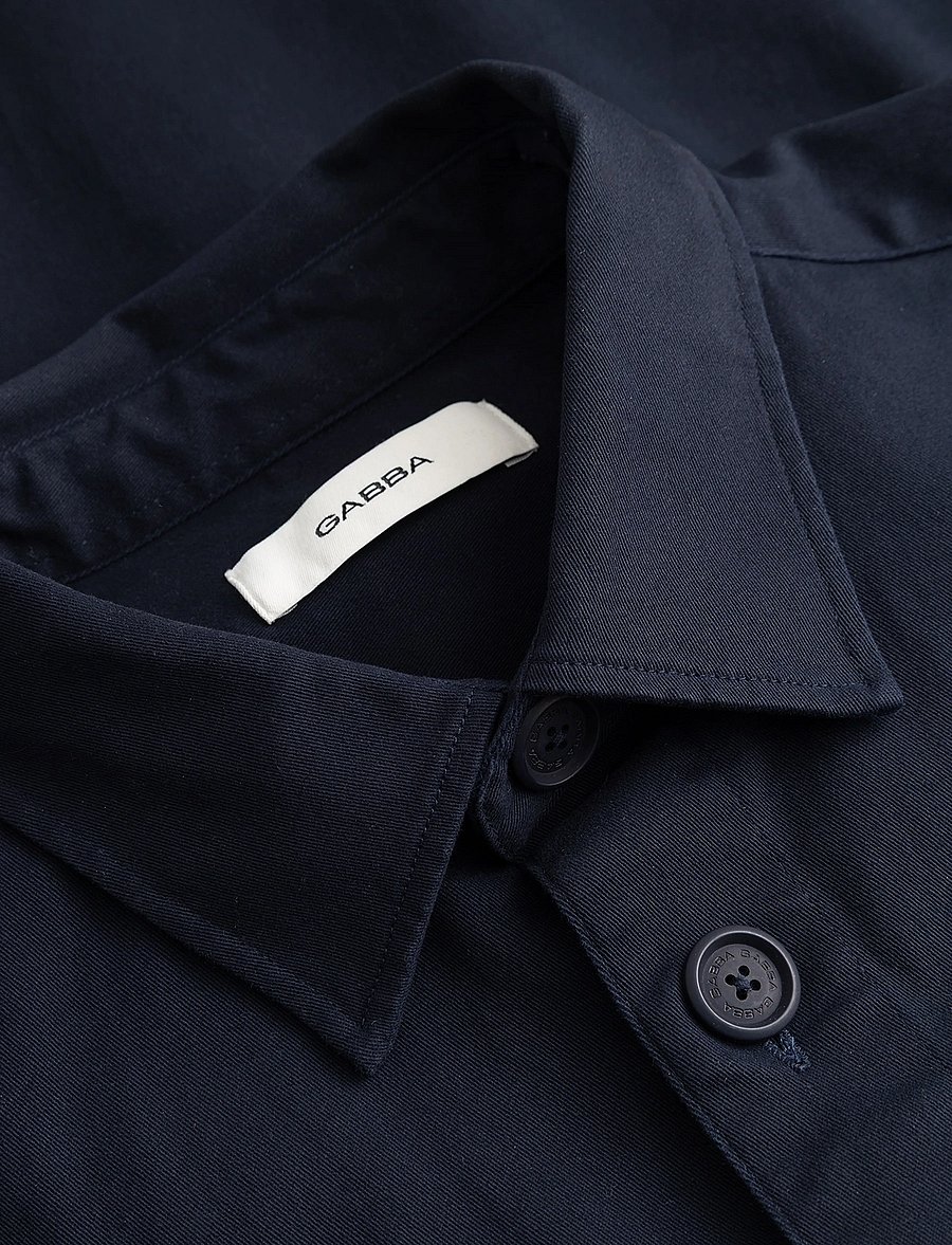 Gabba - GABtopper LS Shirt - Überhemden - blue black - 5