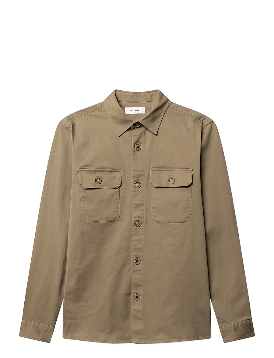 Gabba - GABtopper LS Shirt - Überhemden - dusty olive - 1