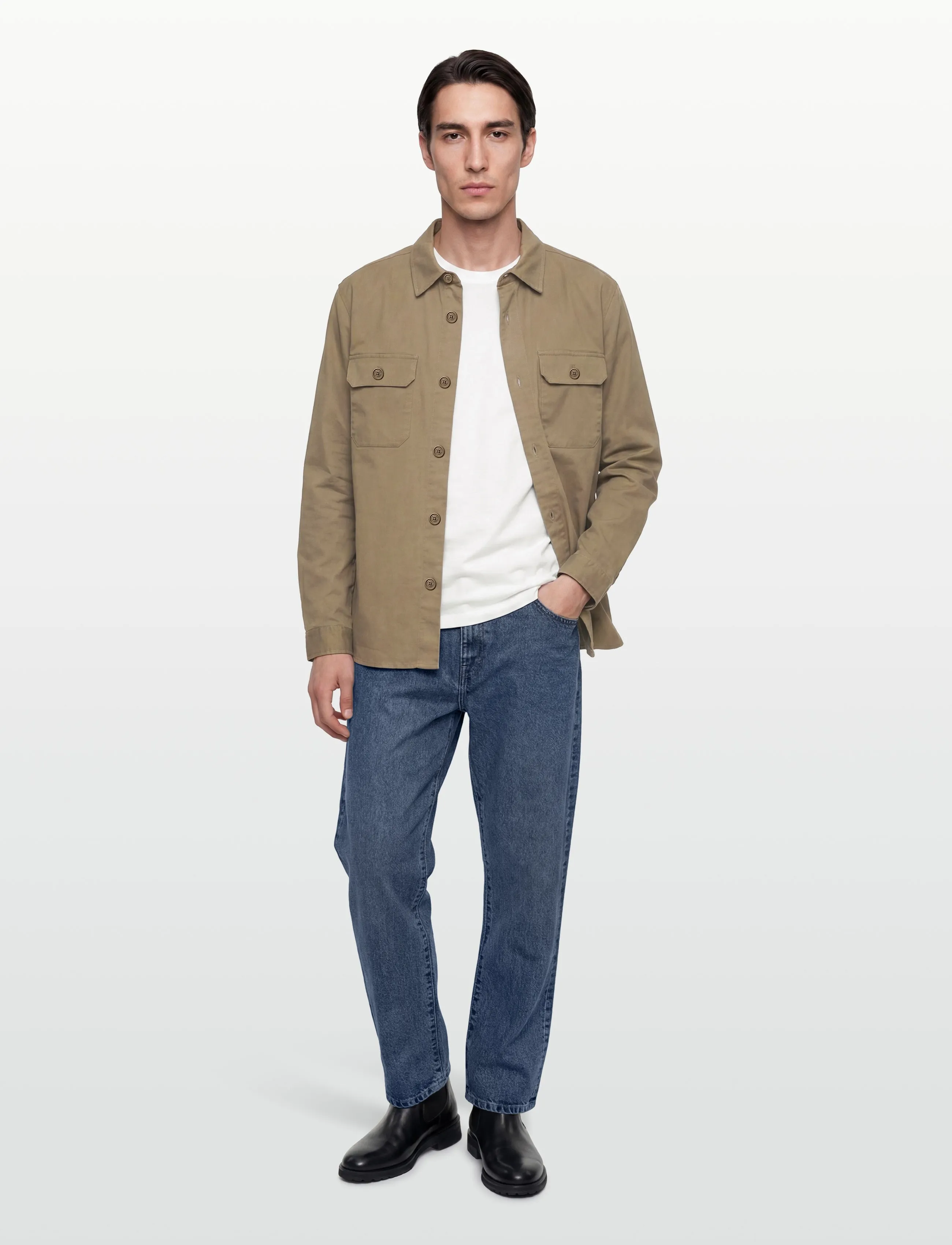 Gabba - GABtopper LS Shirt - vacation essentials - dusty olive - 0