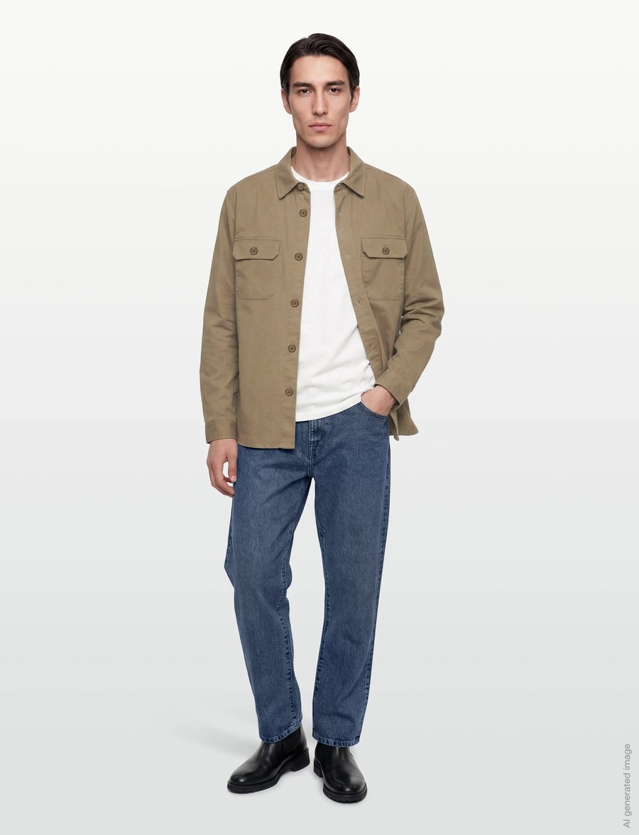 Gabba - GABtopper LS Shirt - Überhemden - dusty olive - 0
