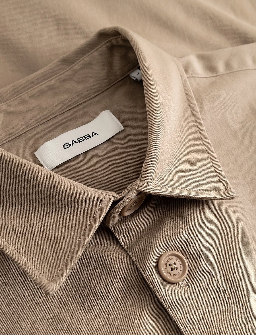 Gabba - GABtopper LS Shirt - Überhemden - sand plaza - 5