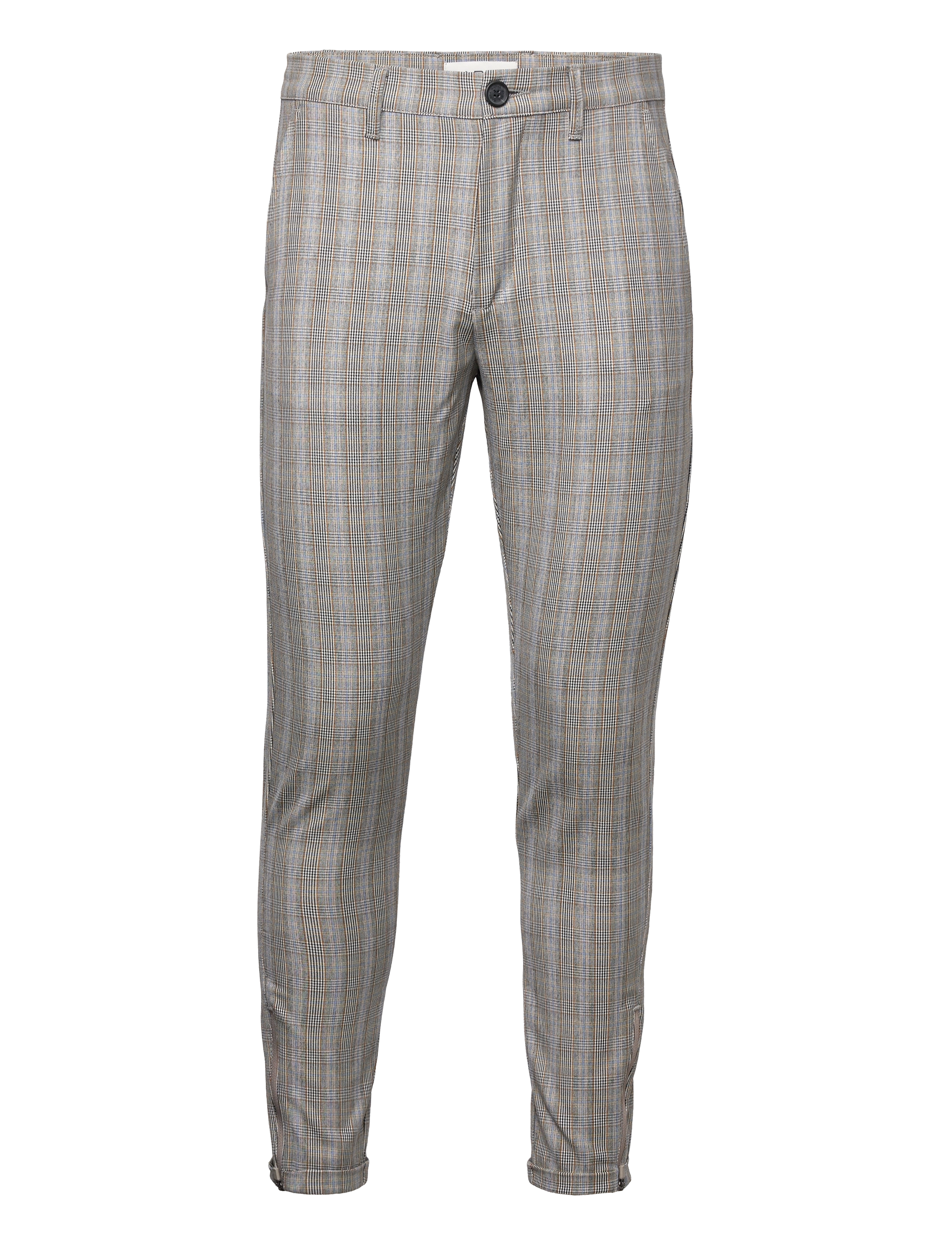 GABBA Pisa Len Check Hose Grau - S - Herren
