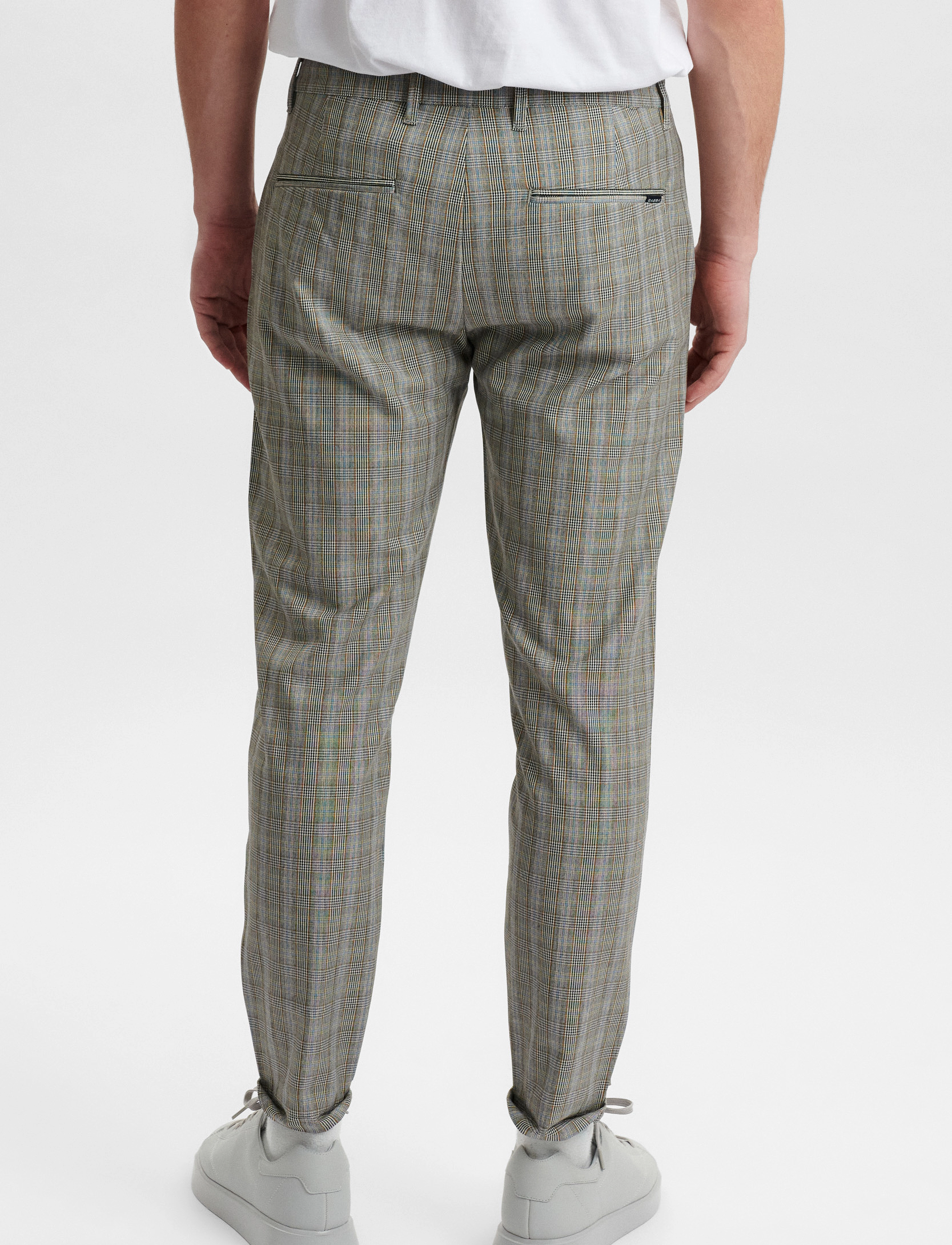 Gabba - Pisa Len Check Pant - vyrams - lt. brown - 3