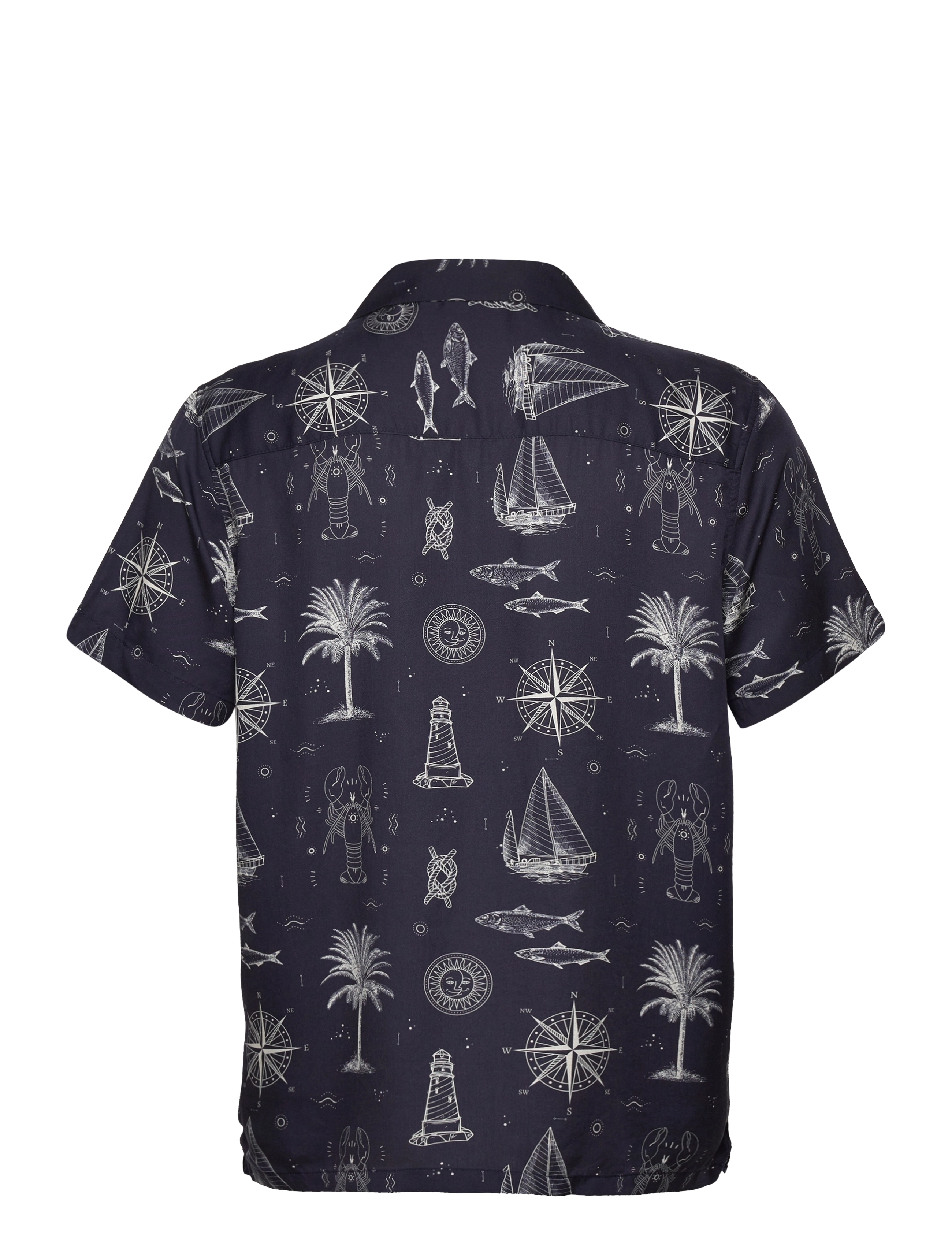 Gabba - Christ Resort Lobster SS Shirt - navy - 1