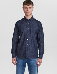 Gabba - Athlon Dark Denim Shirt - džinsiniai marškiniai - dark denim - 2