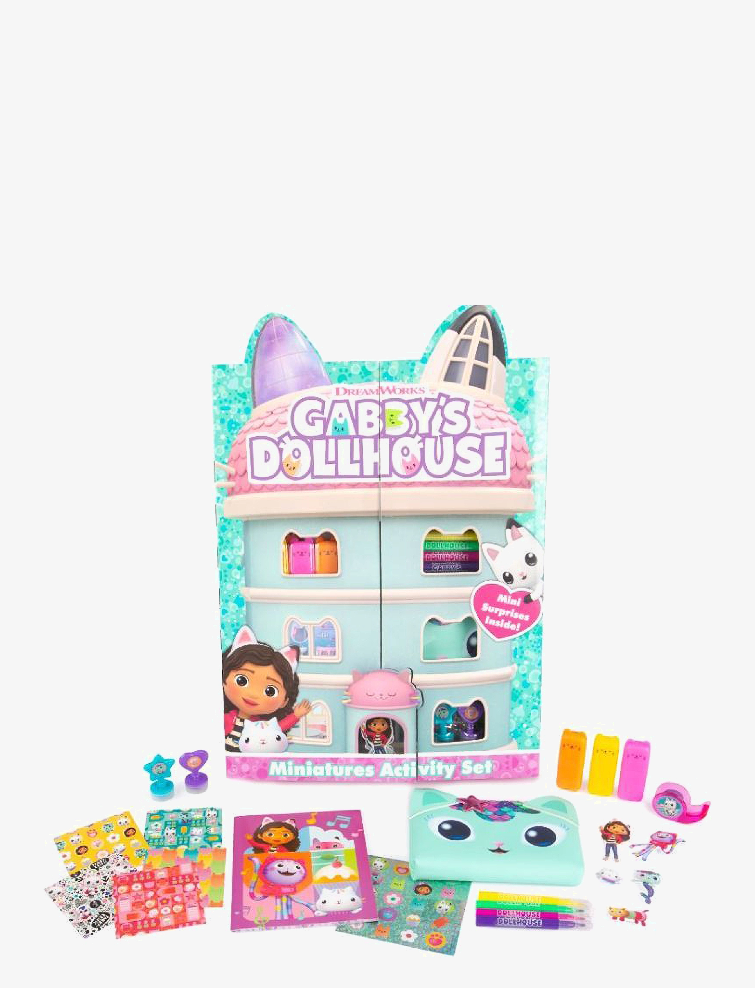 Gabbys Dollhouse Miniatures Activity Set - MULTI
