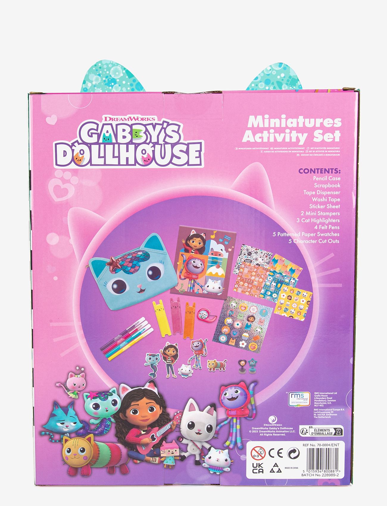 Gabby's Dollhouse - Gabbys Dollhouse Miniatures Activity Set - kreasæt - multi - 1