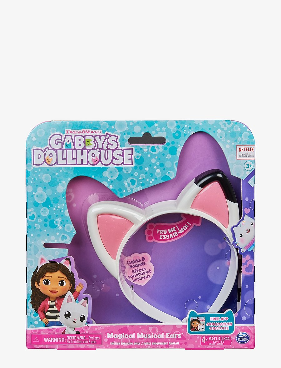 Gabby's Dollhouse - Gabby's Dollhouse Magical Musical Ears - fylgihlutir fyrir búninga - multi - 1